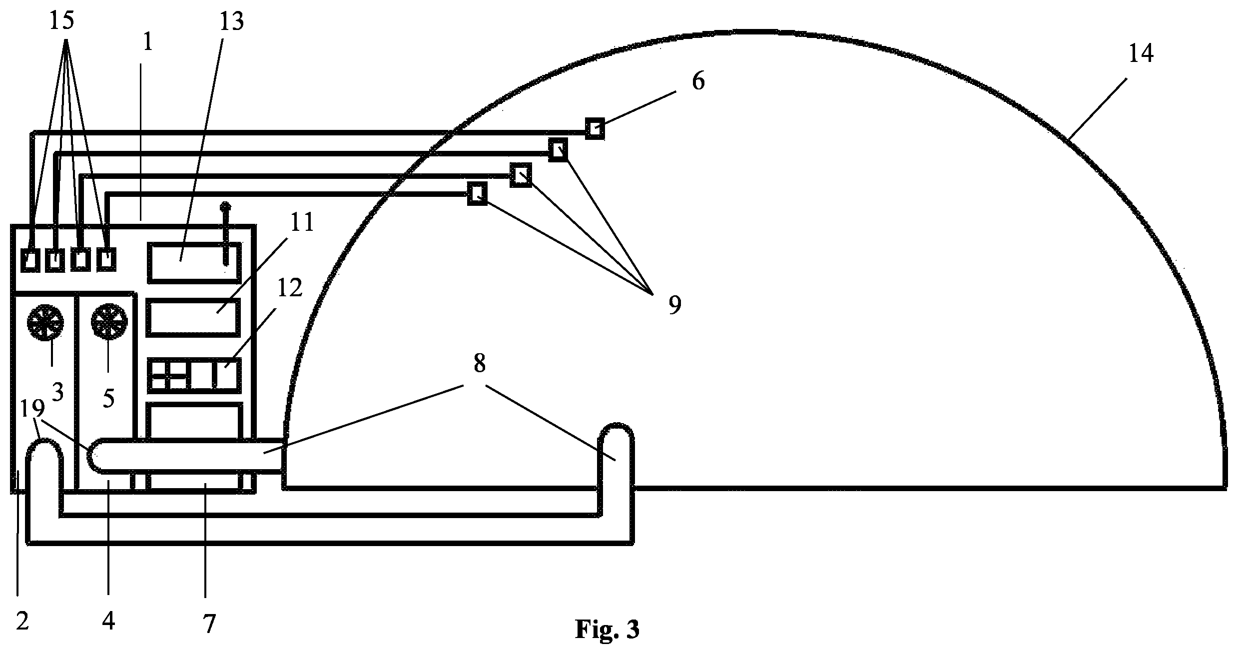 Patent US12350412 Figure 3 – Device for creating a healthy microclimate