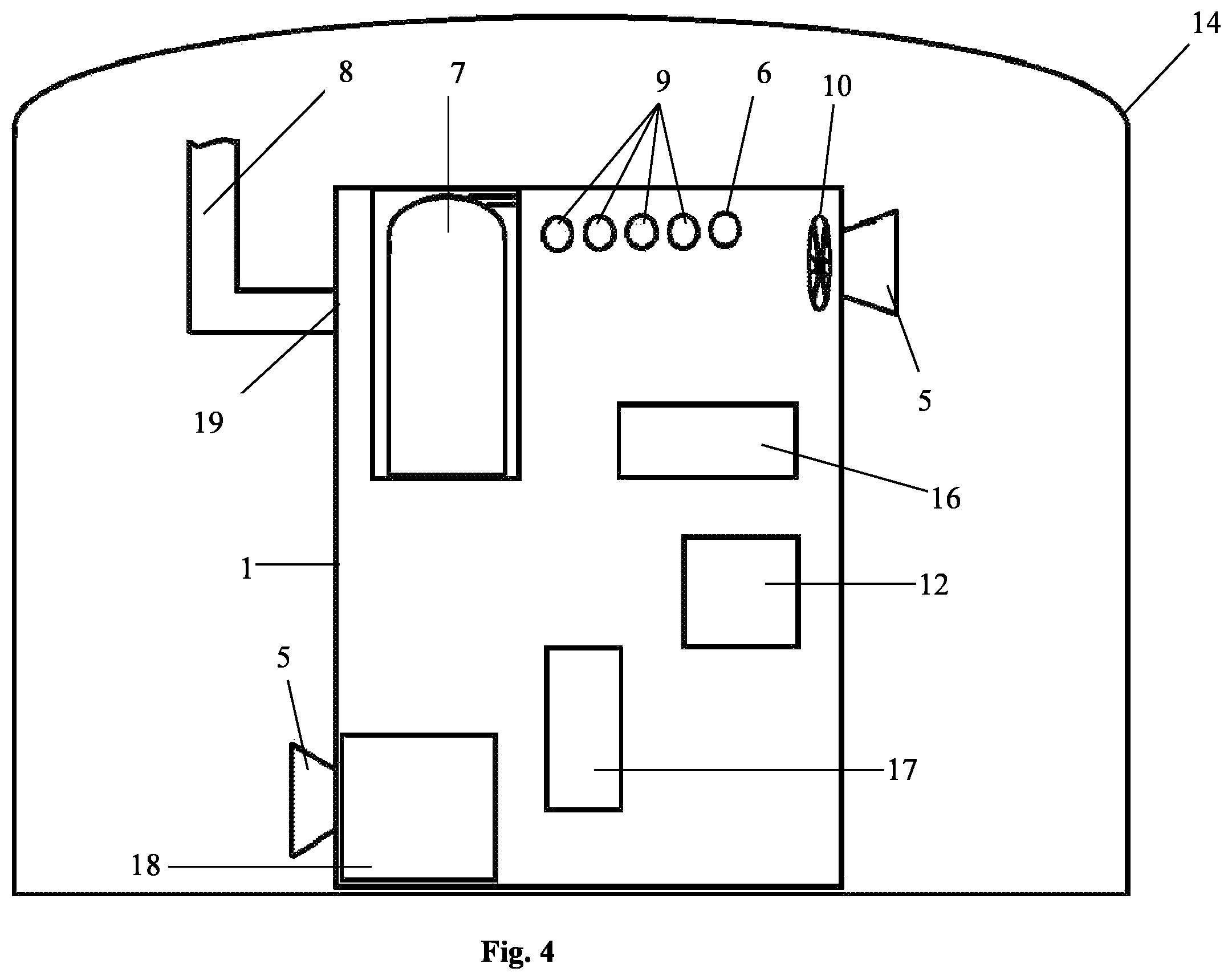 Patent US12350412 Figure 4 – Device for creating a healthy microclimate
