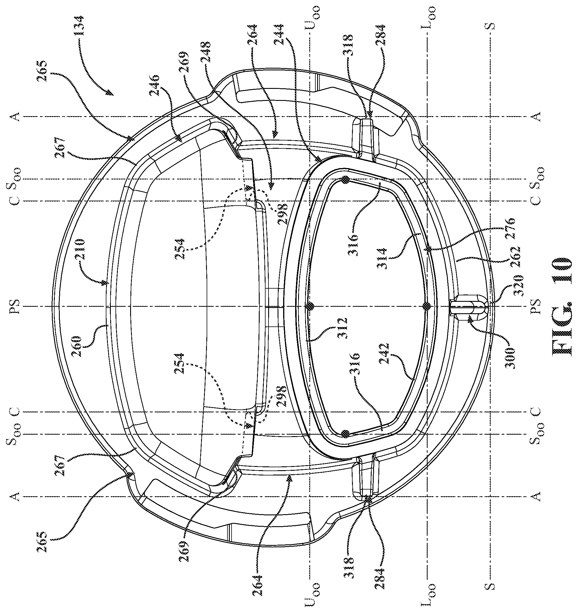 Patent US12350418 Figure 9 – Manifold for a medical waste collection system