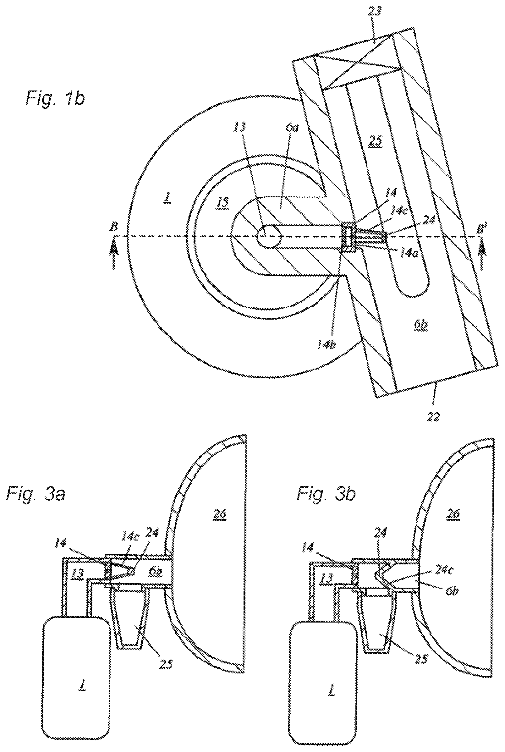 Patent US12350419 Figure 2 – Portable device for administering a physiologically active liquid