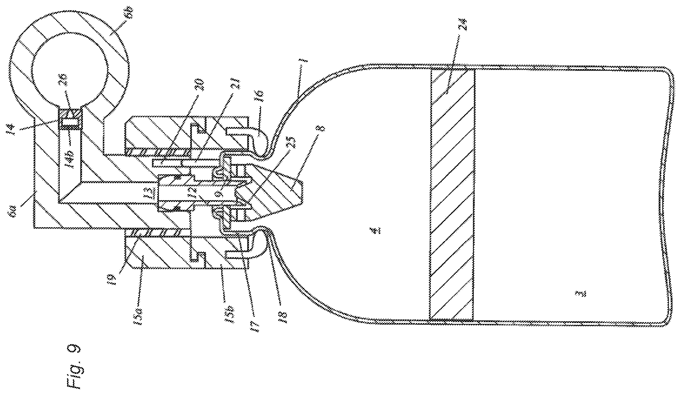 Patent US12350419 Figure 7 – Portable device for administering a physiologically active liquid
