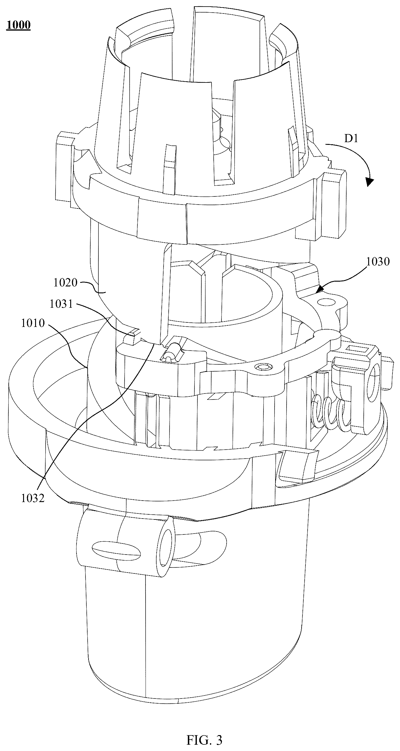 Patent US12350421 Figure 3 – Loading assembly for inhaler and inhaler