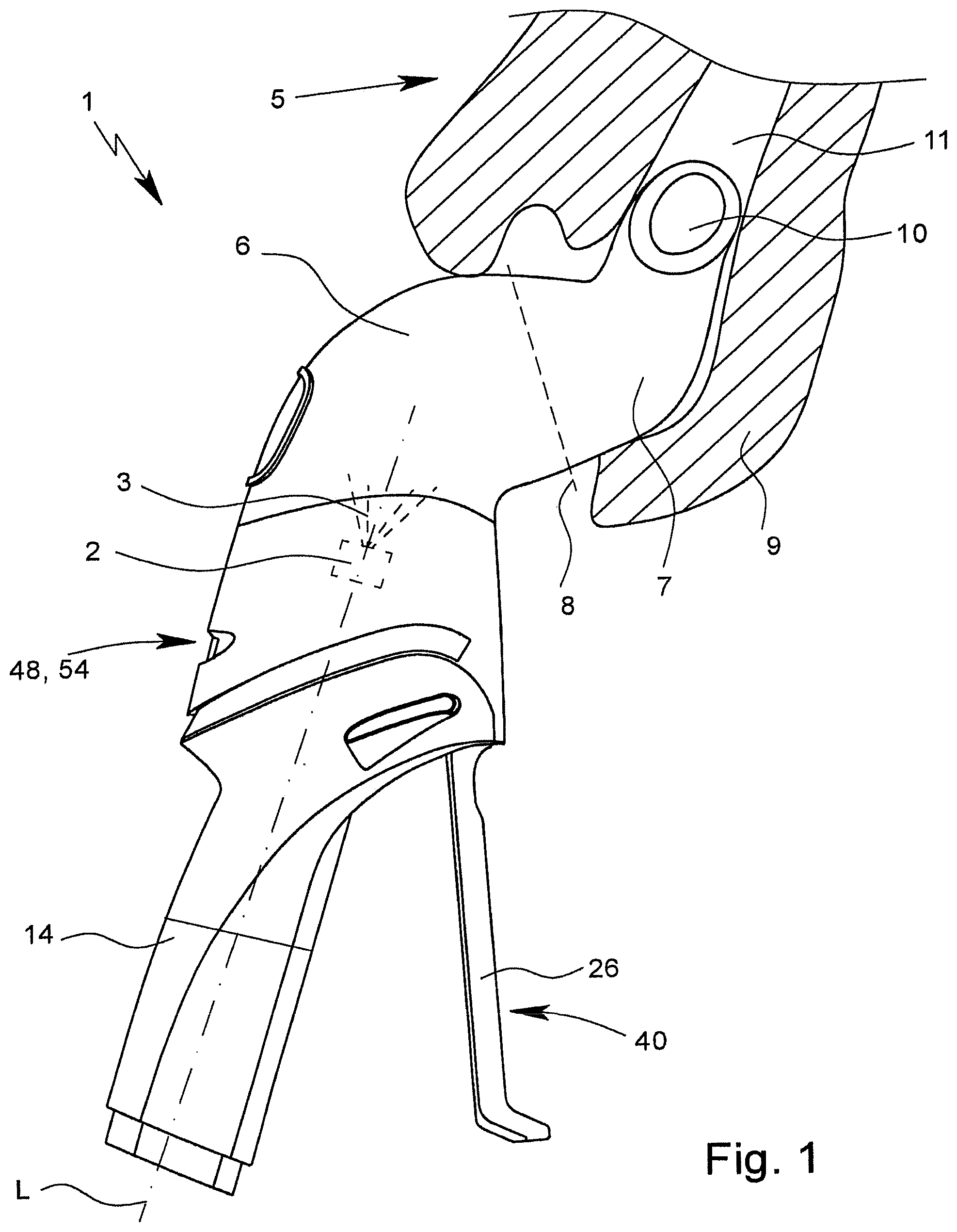 Patent US12350424 Figure 1 – Inhaler