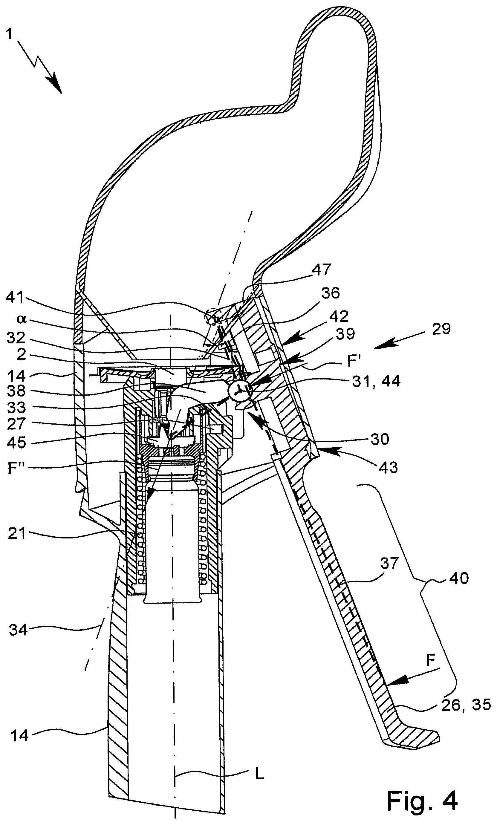 Patent US12350424 Figure 4 – Inhaler