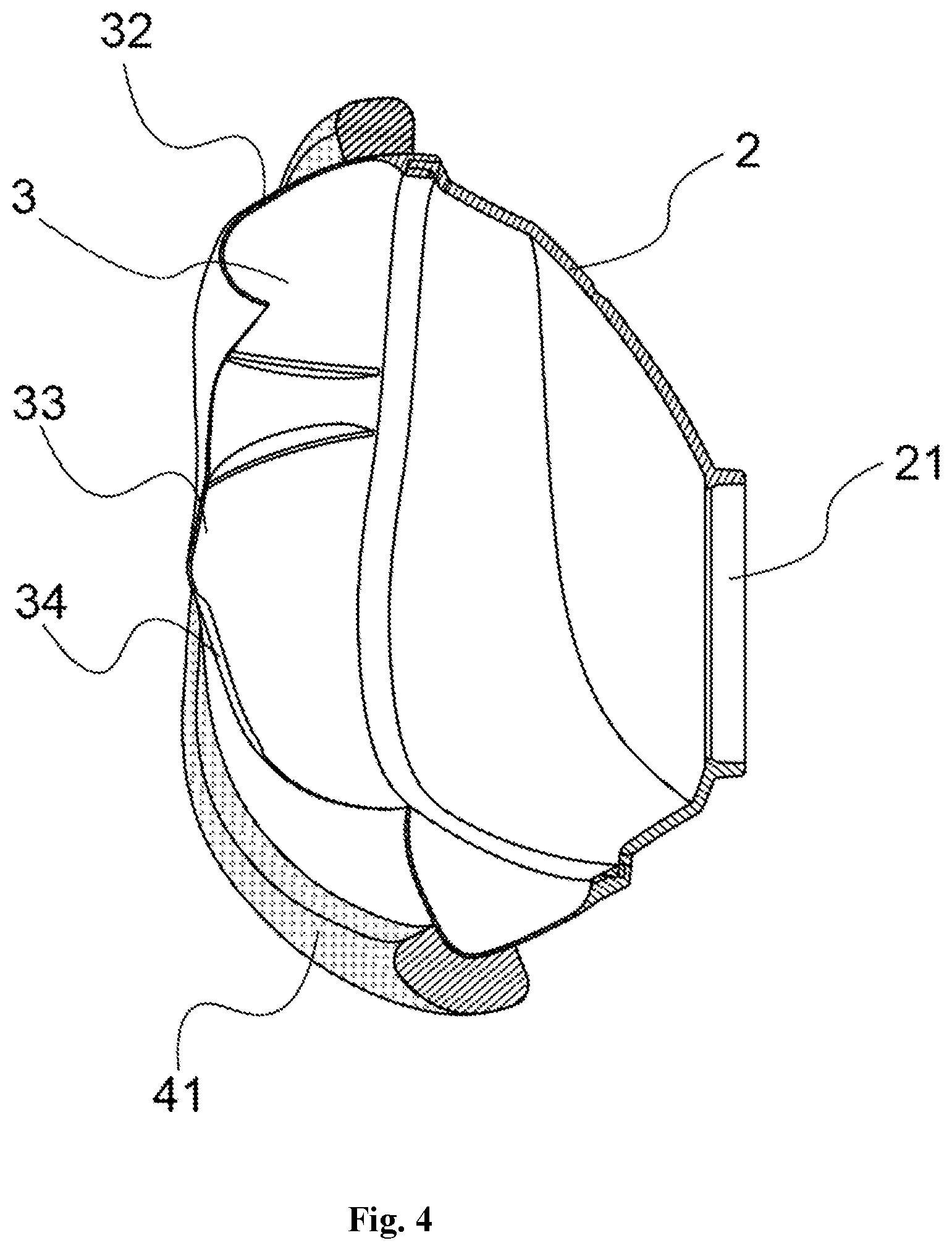 Patent US12350430 Figure 4 – Respiratory mask with good sealing and comfort