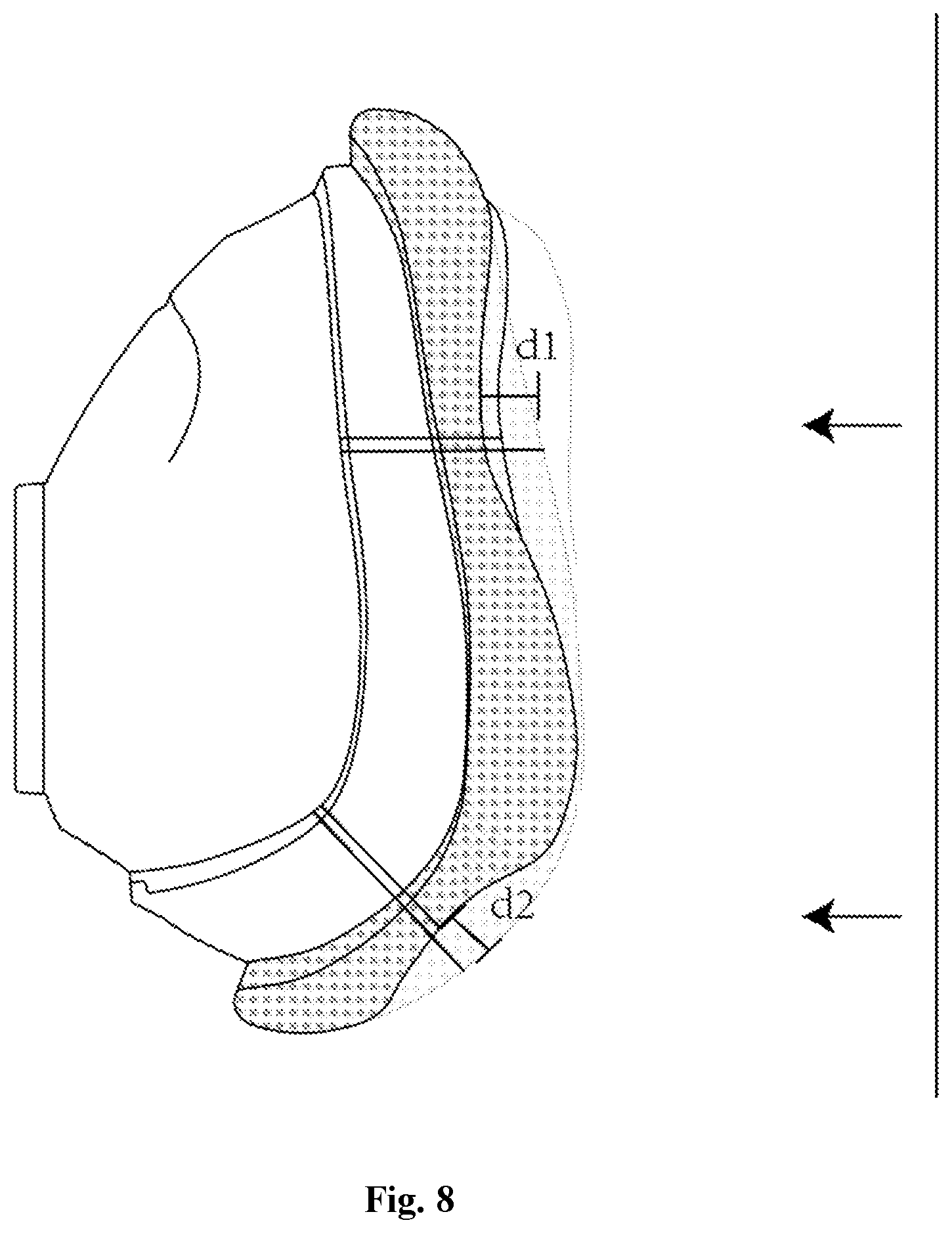 Patent US12350430 Figure 8 – Respiratory mask with good sealing and comfort
