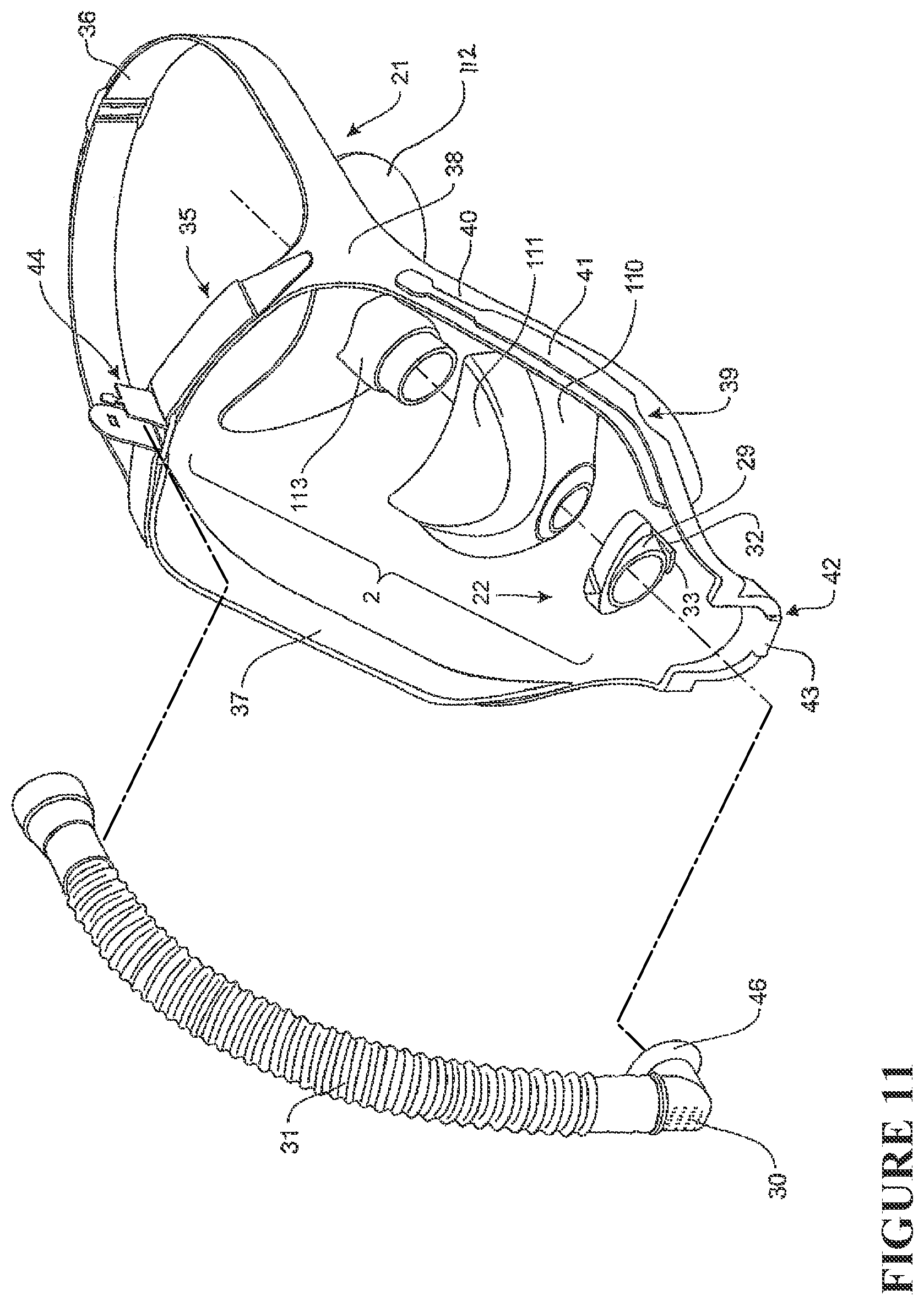 Patent US12350431 Figure 9 – Breathing assistance apparatus