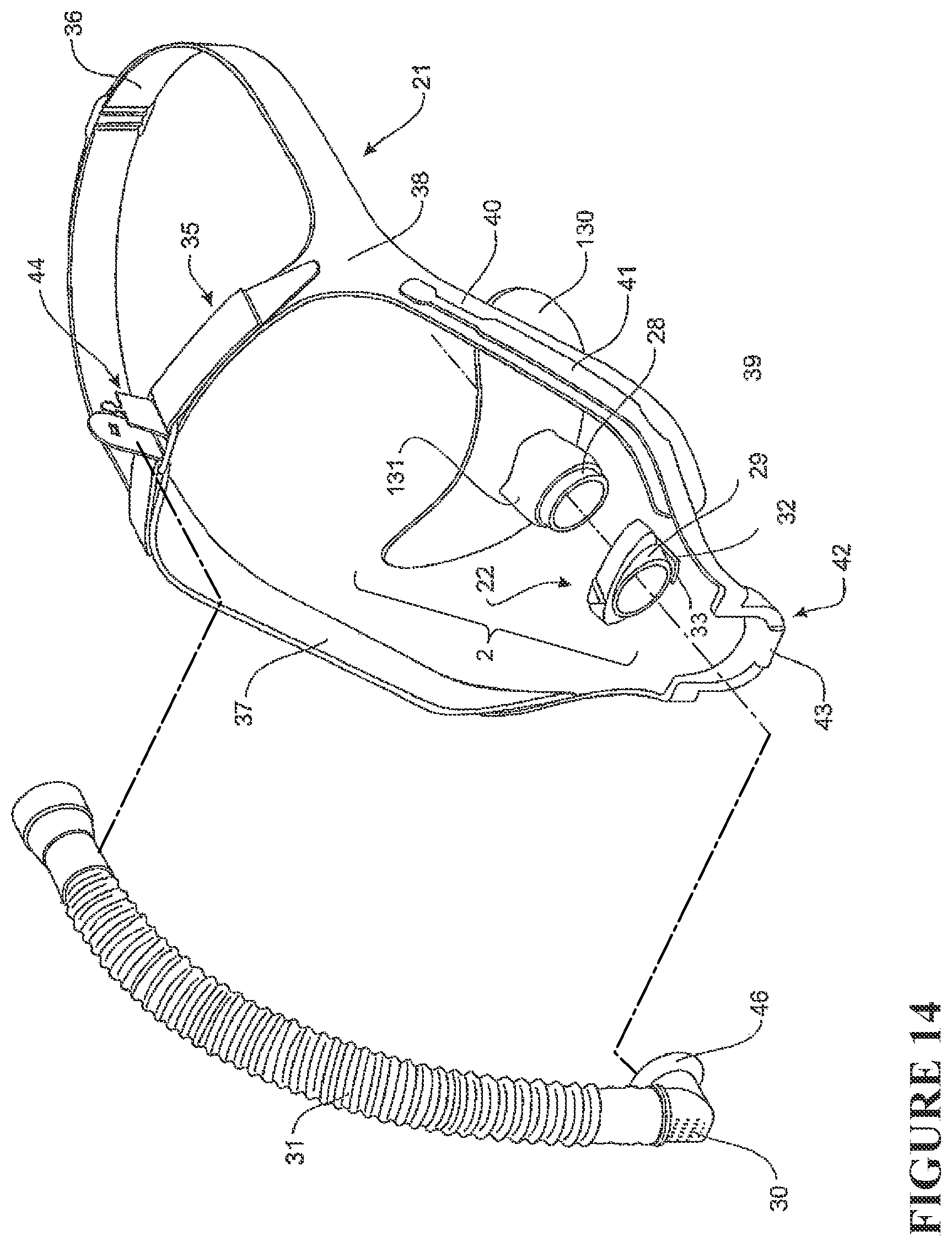 Patent US12350431 Figure 12 – Breathing assistance apparatus