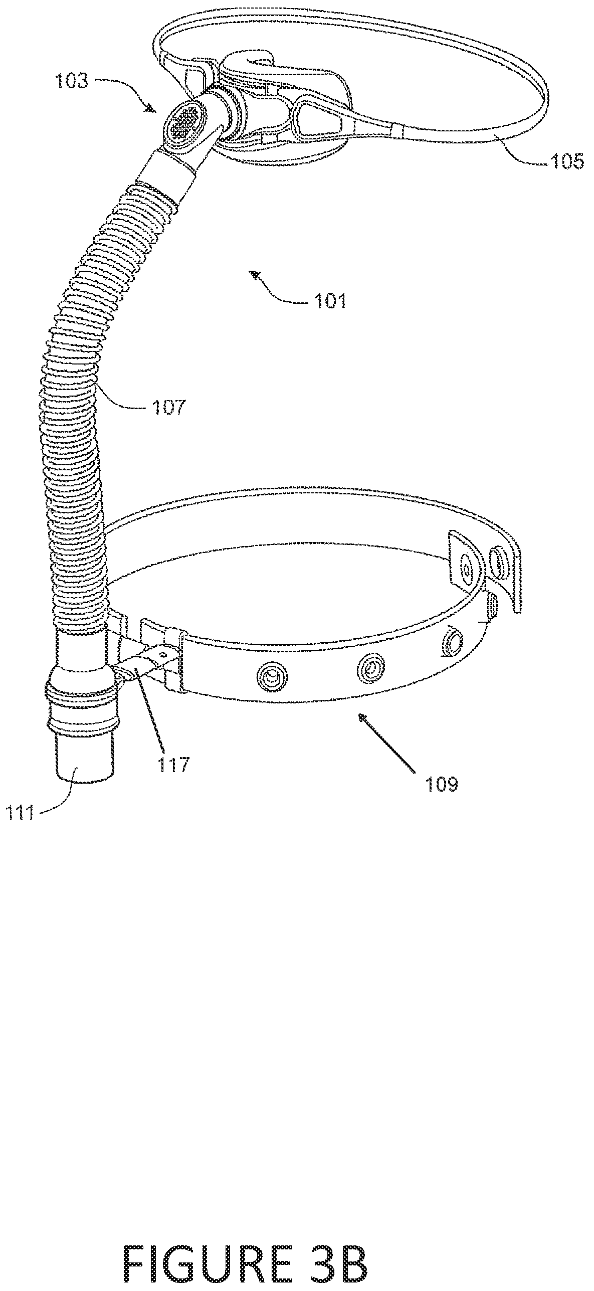 Patent US12350432 Figure 13 – Frame with supporting arms and length adjustable strap