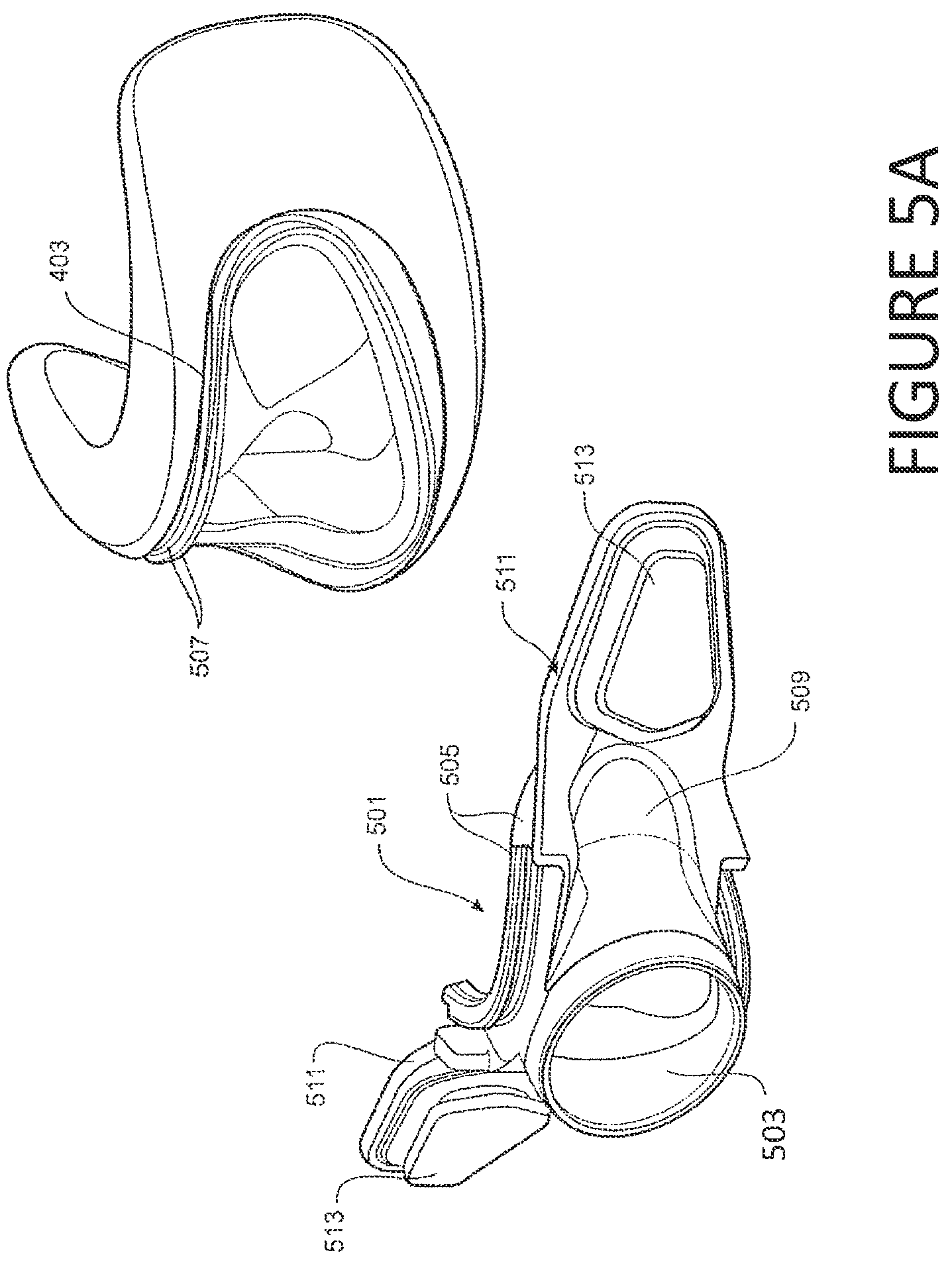 Patent US12350432 Figure 16 – Frame with supporting arms and length adjustable strap