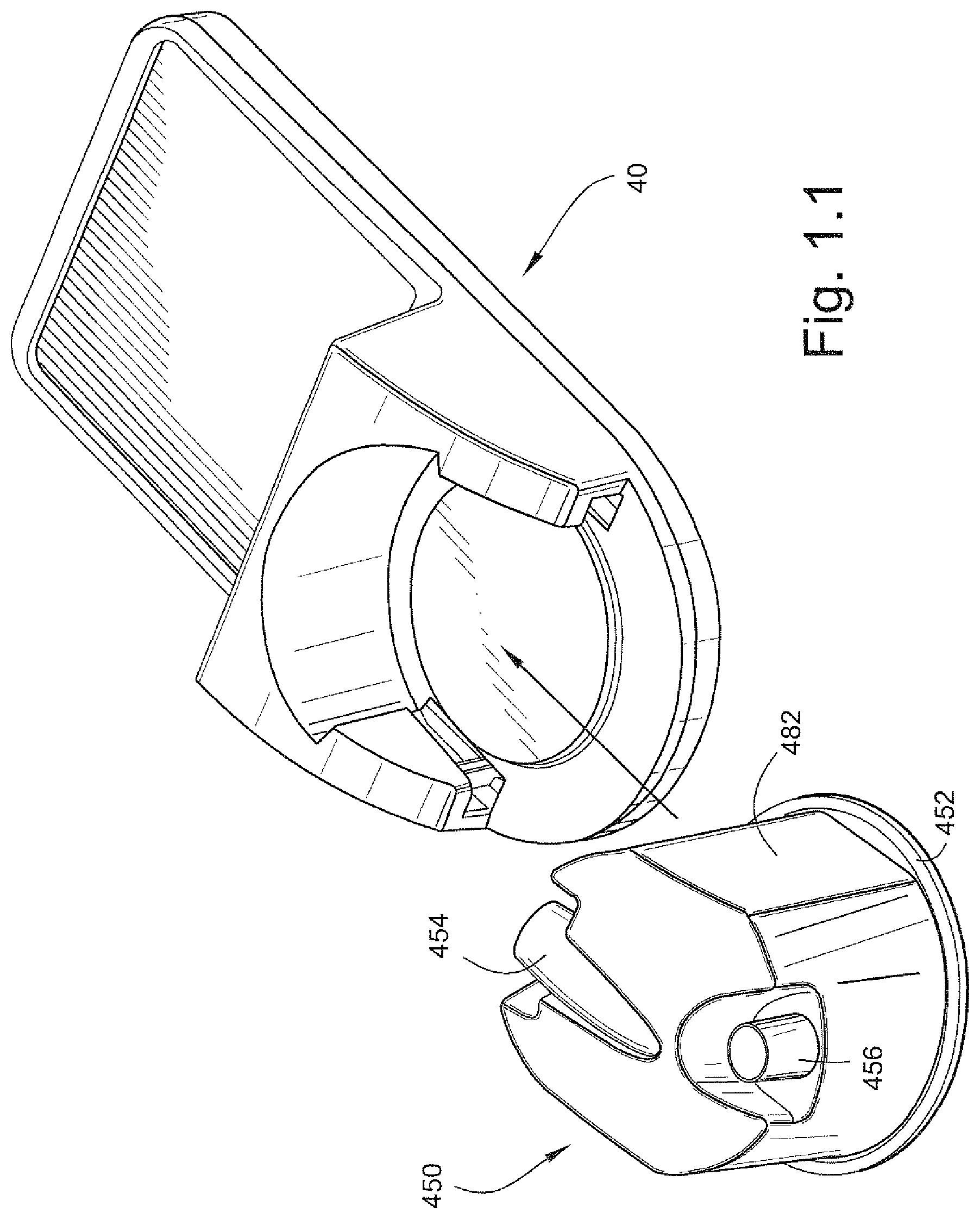 Patent US12350435 Figure 2 – Compliant coupler or adaptor