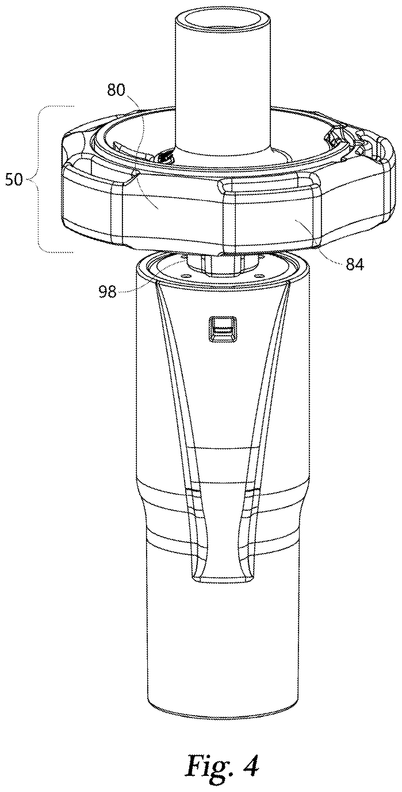 Patent US12350437 Figure 4 – Respiratory device