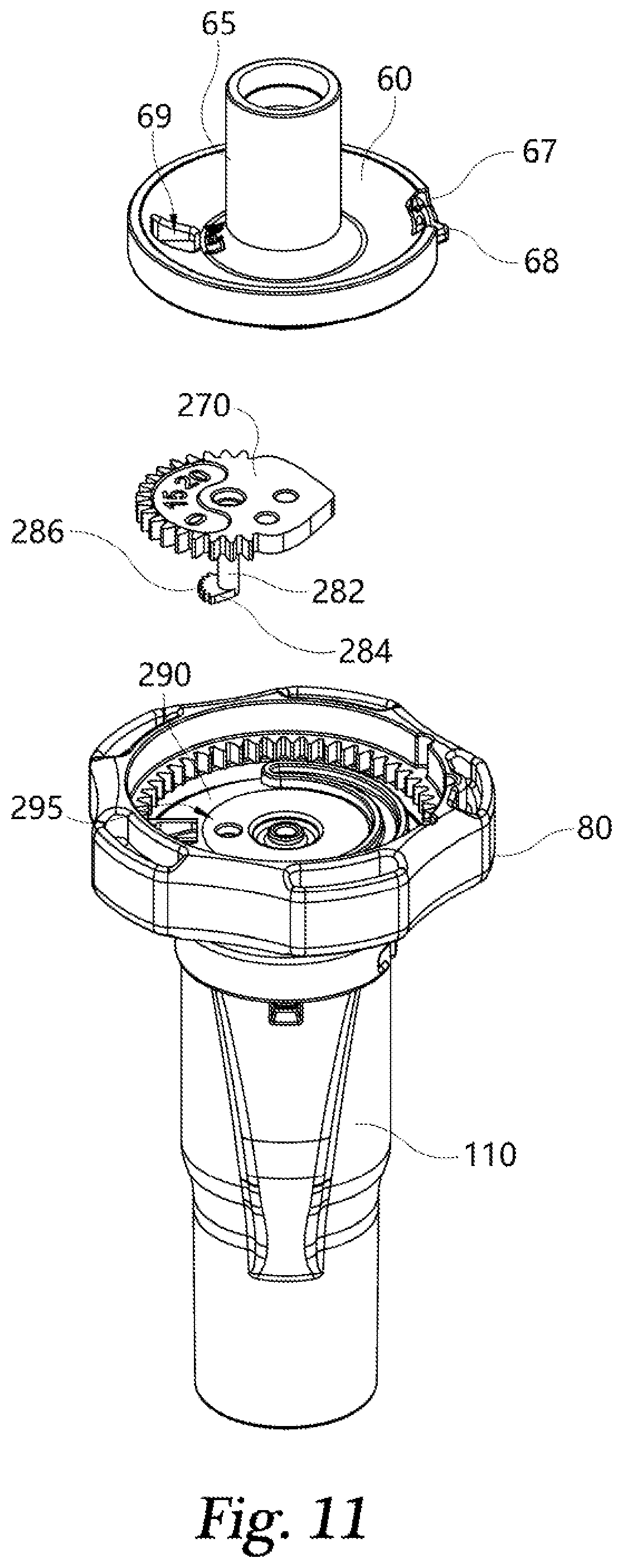 Patent US12350437 Figure 11 – Respiratory device