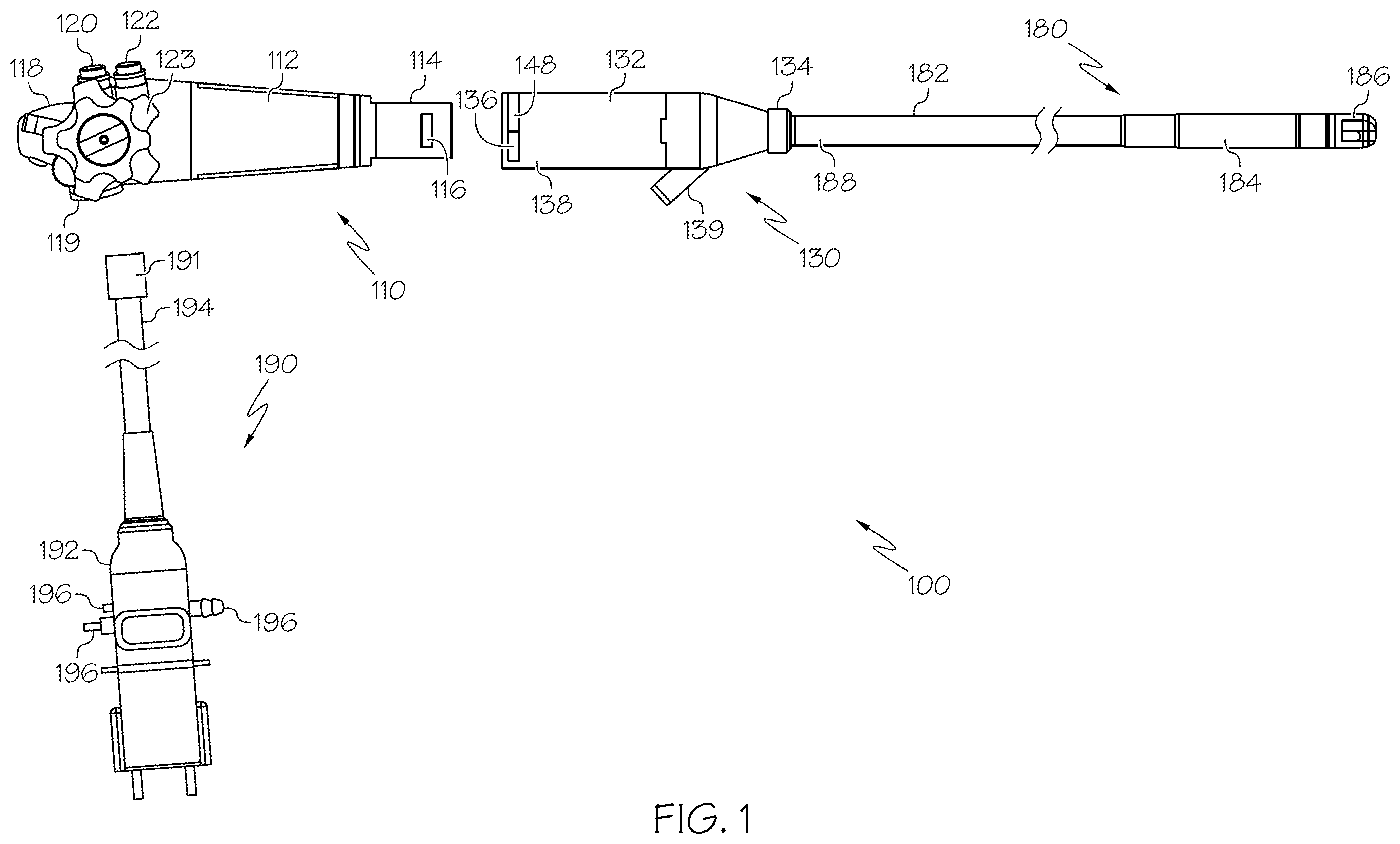 Patent US12350448 Figure 1 – Modular medical devices and methods of using the same