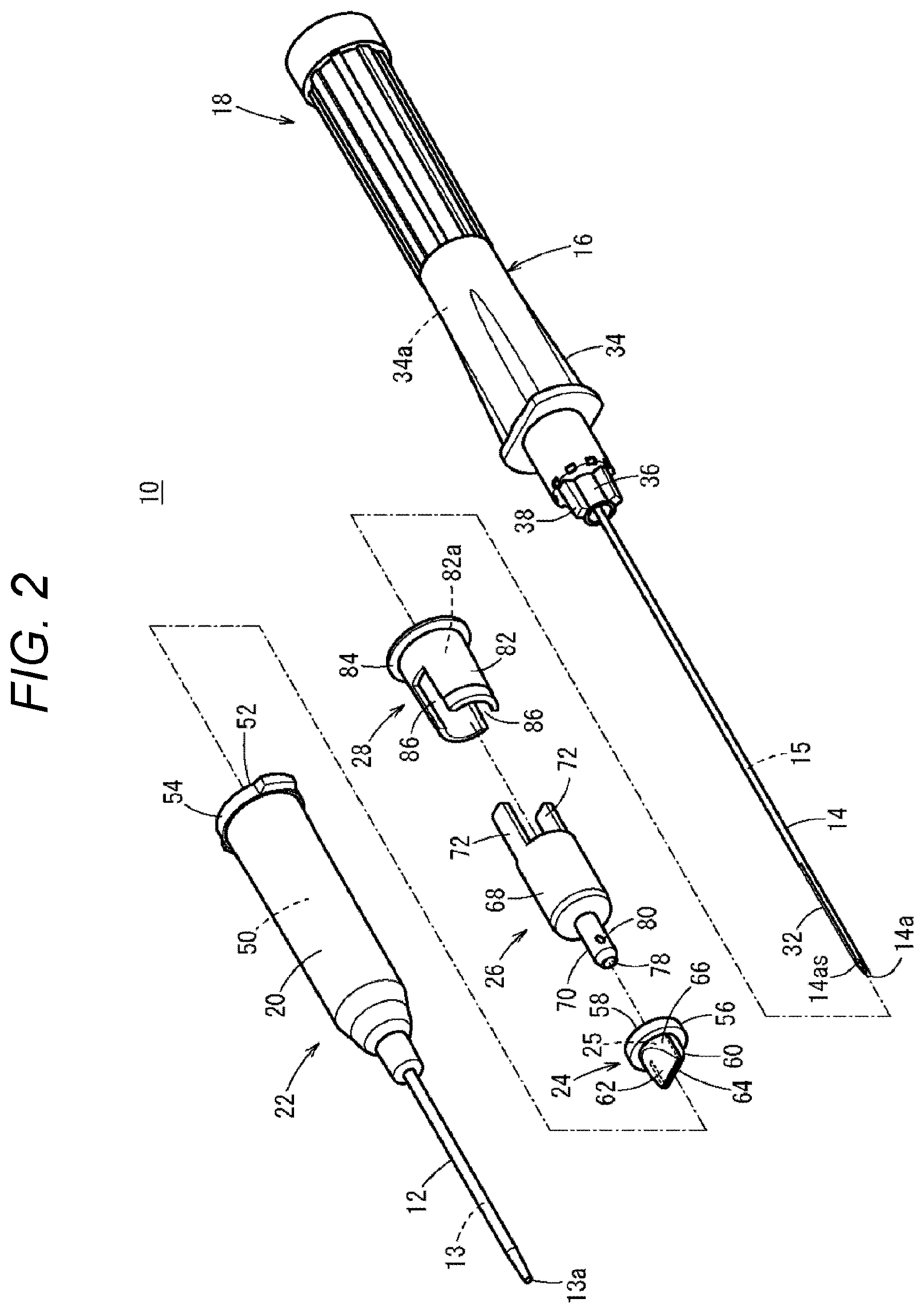 Patent US12350452 Figure 2 – Catheter assembly and catheter indwelling body