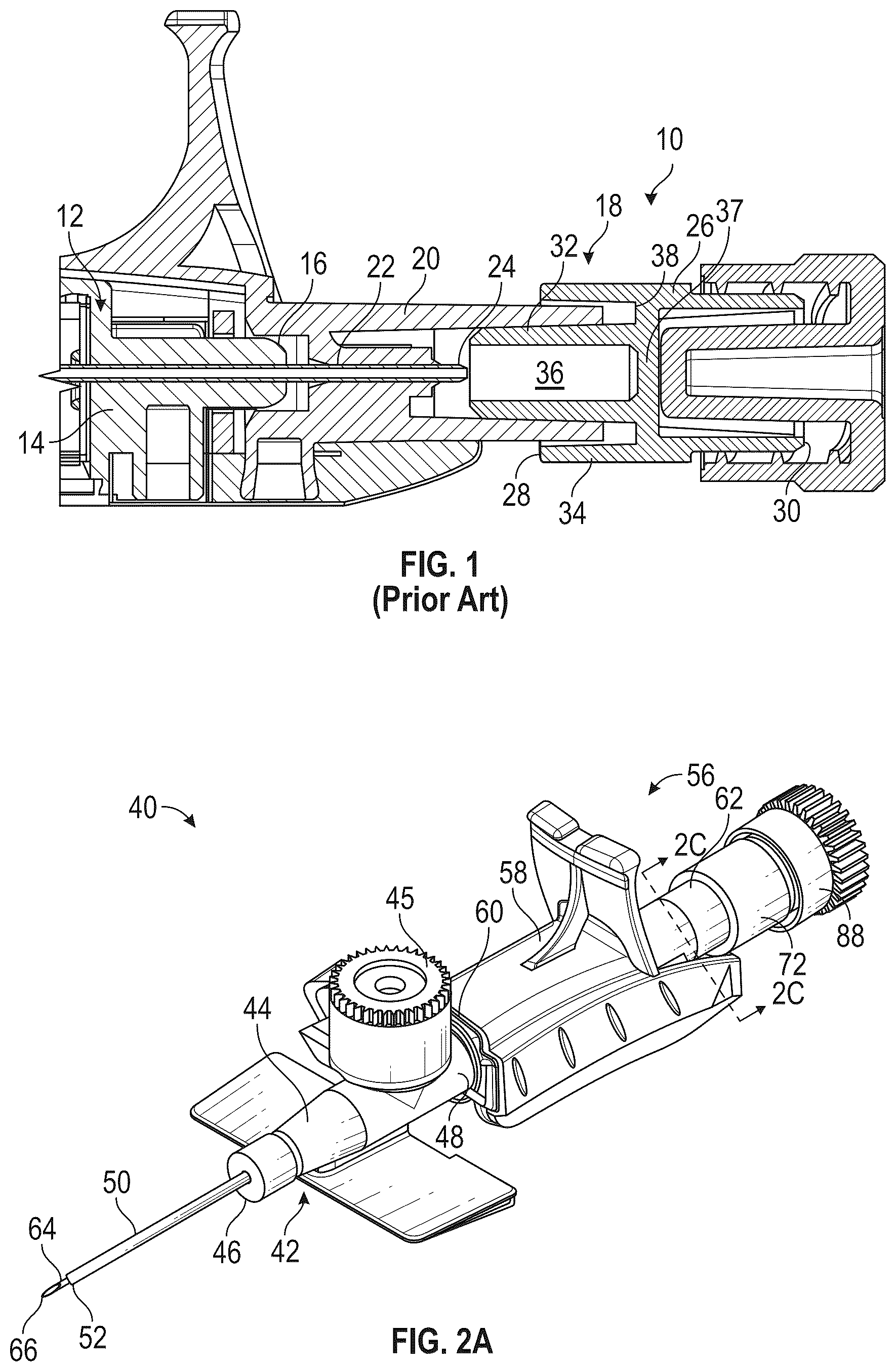 Patent US12350453 Figure 1 – Catheter system facilitating blood flashback visualization