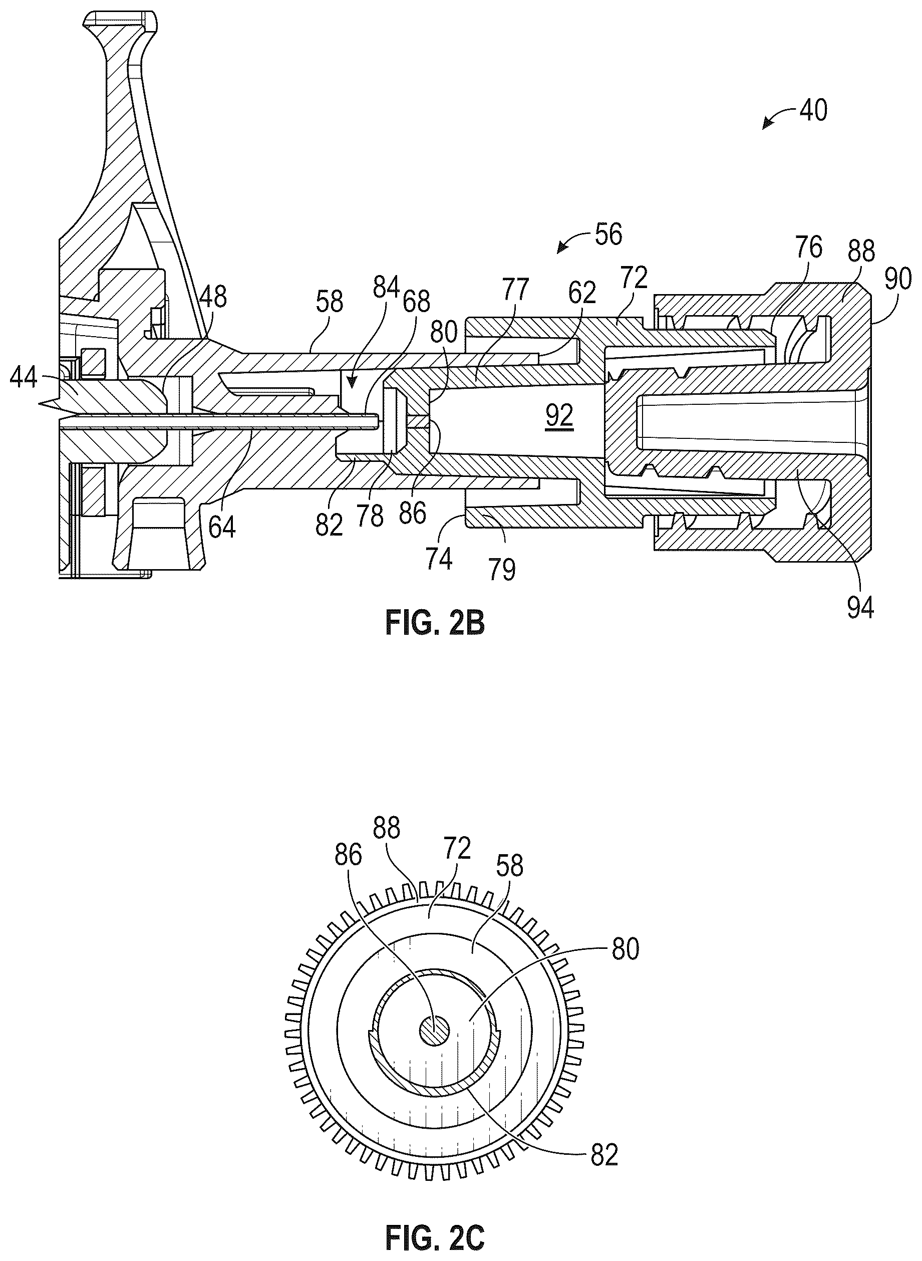 Patent US12350453 Figure 2 – Catheter system facilitating blood flashback visualization