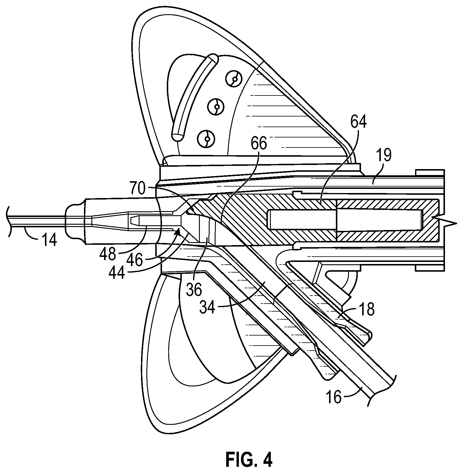 Patent US12350461 Figure 8 – Systems and methods of facilitating instrument delivery to a catheter assembly