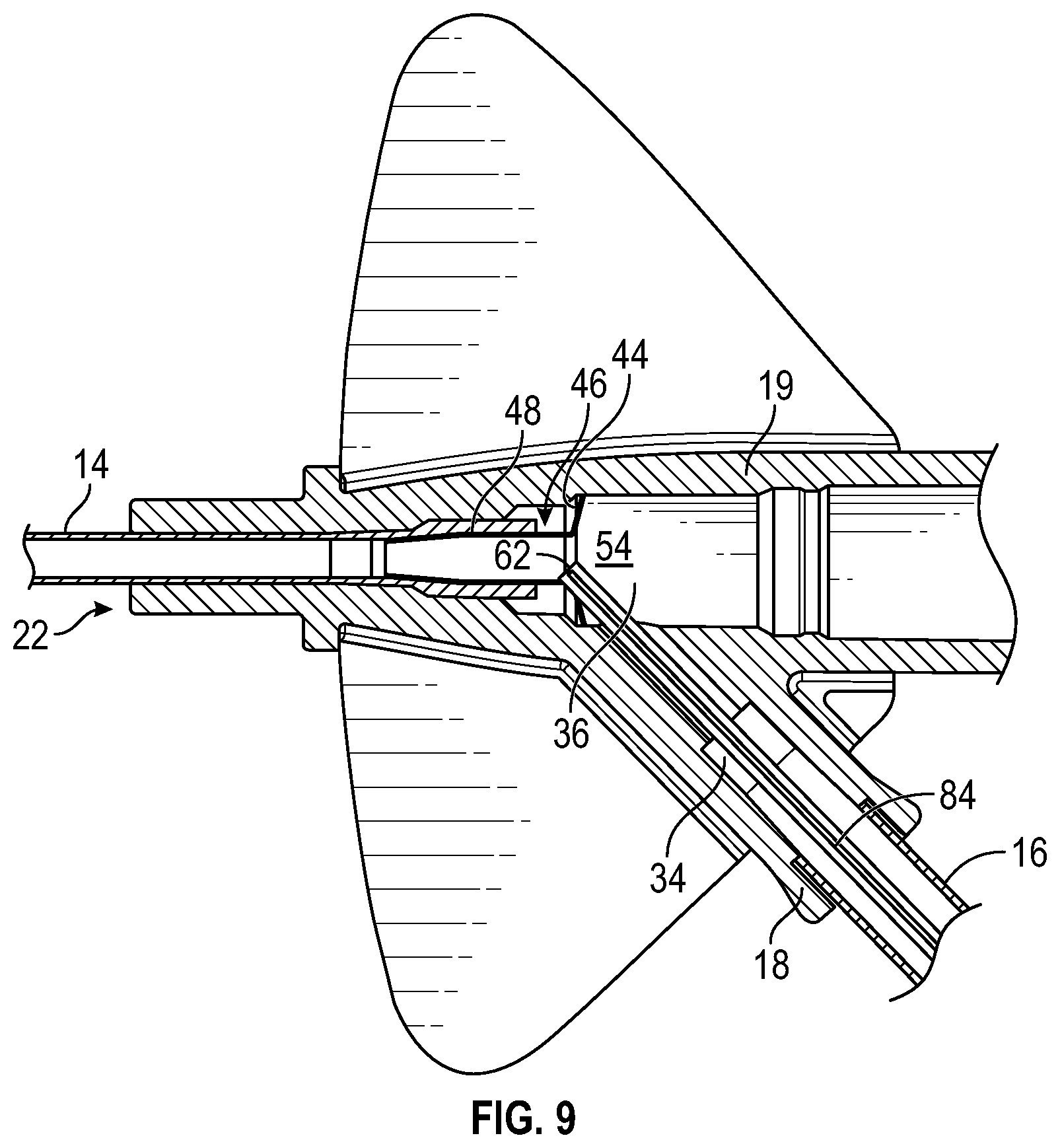 Patent US12350461 Figure 14 – Systems and methods of facilitating instrument delivery to a catheter assembly