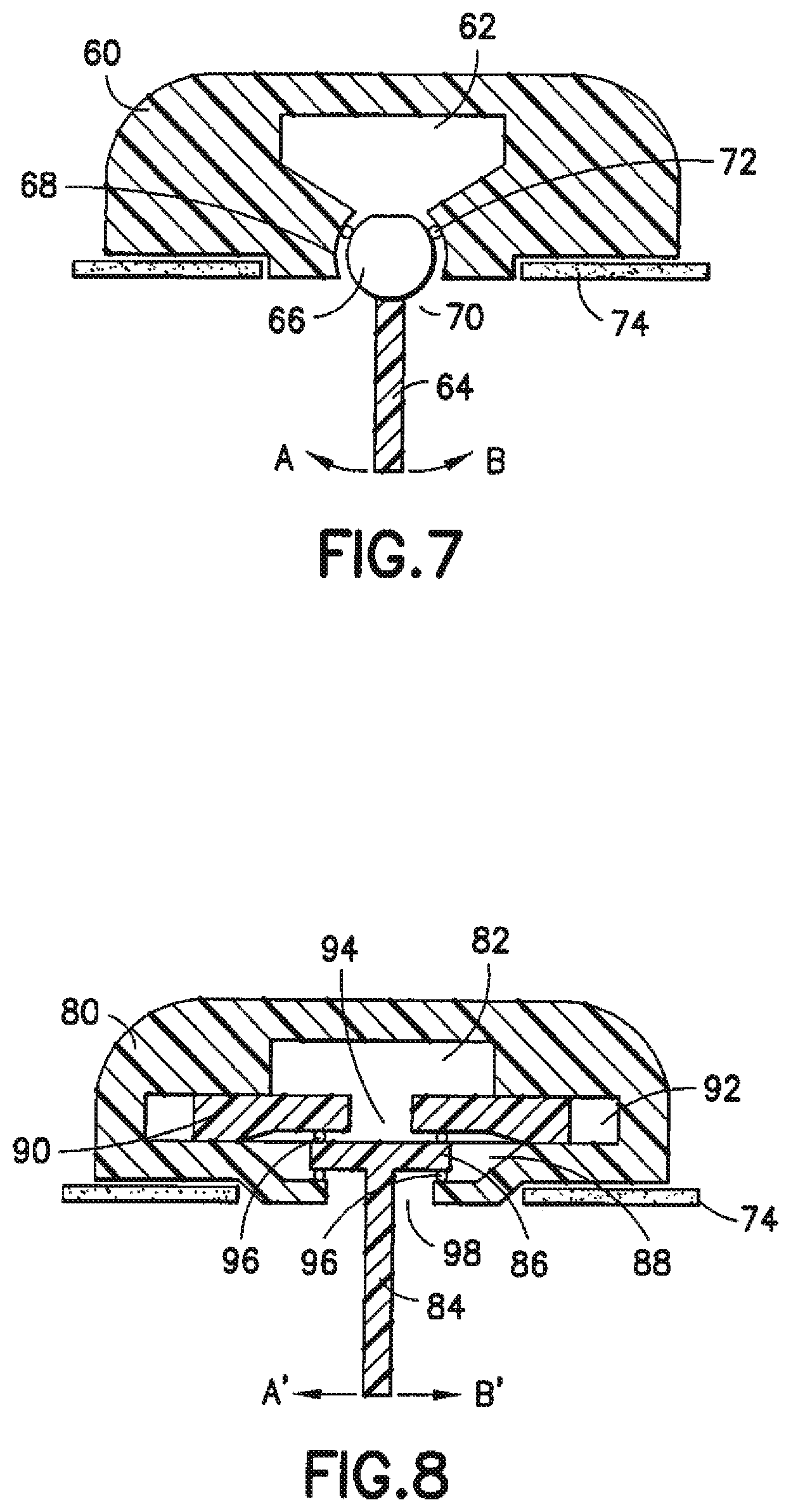 Patent US12350465 Figure 7 – Infusion set and/or patch pump having at least one of an in-dwelling rigid catheter with flexible features and/or a flexible catheter attachment
