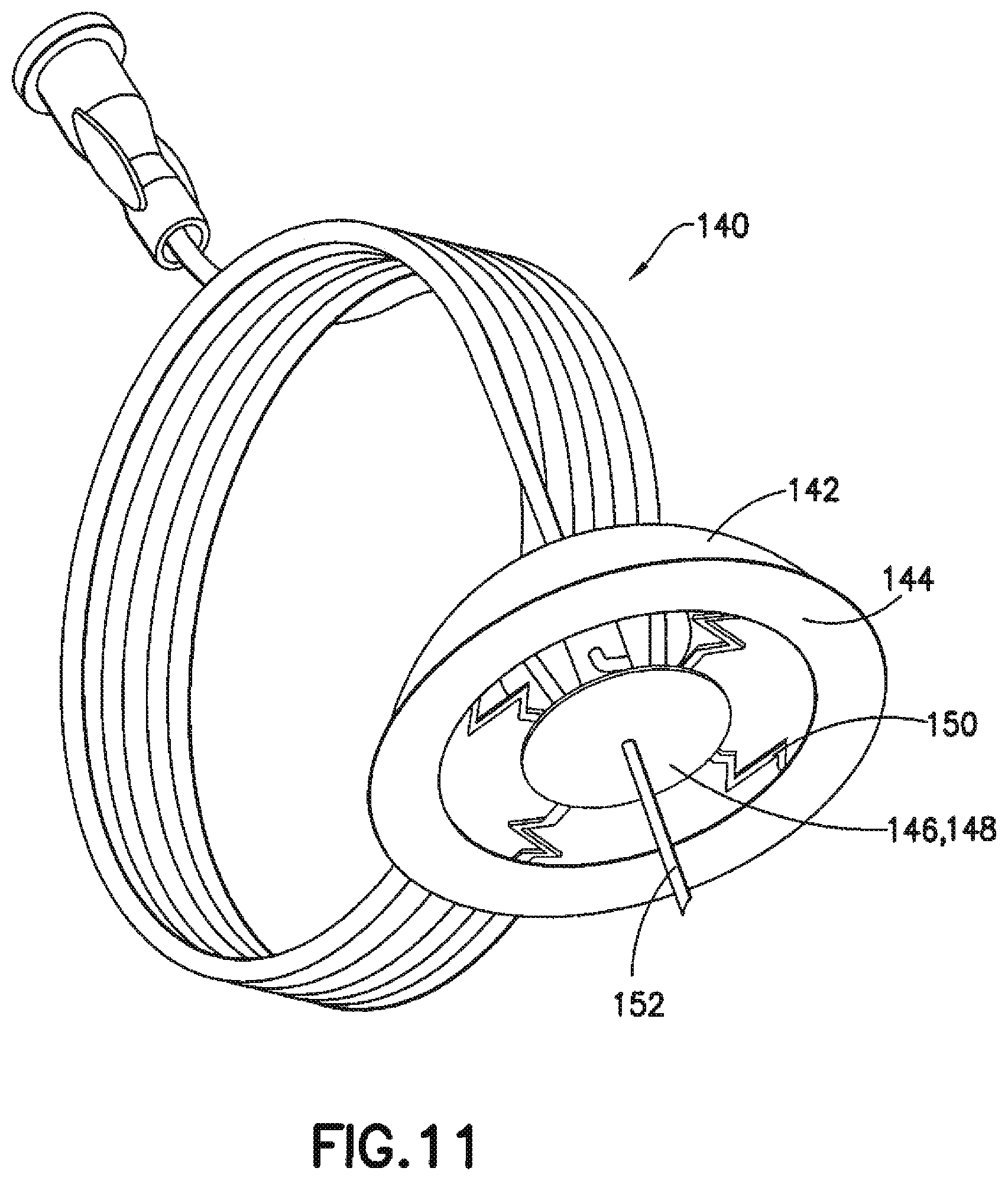 Patent US12350465 Figure 9 – Infusion set and/or patch pump having at least one of an in-dwelling rigid catheter with flexible features and/or a flexible catheter attachment