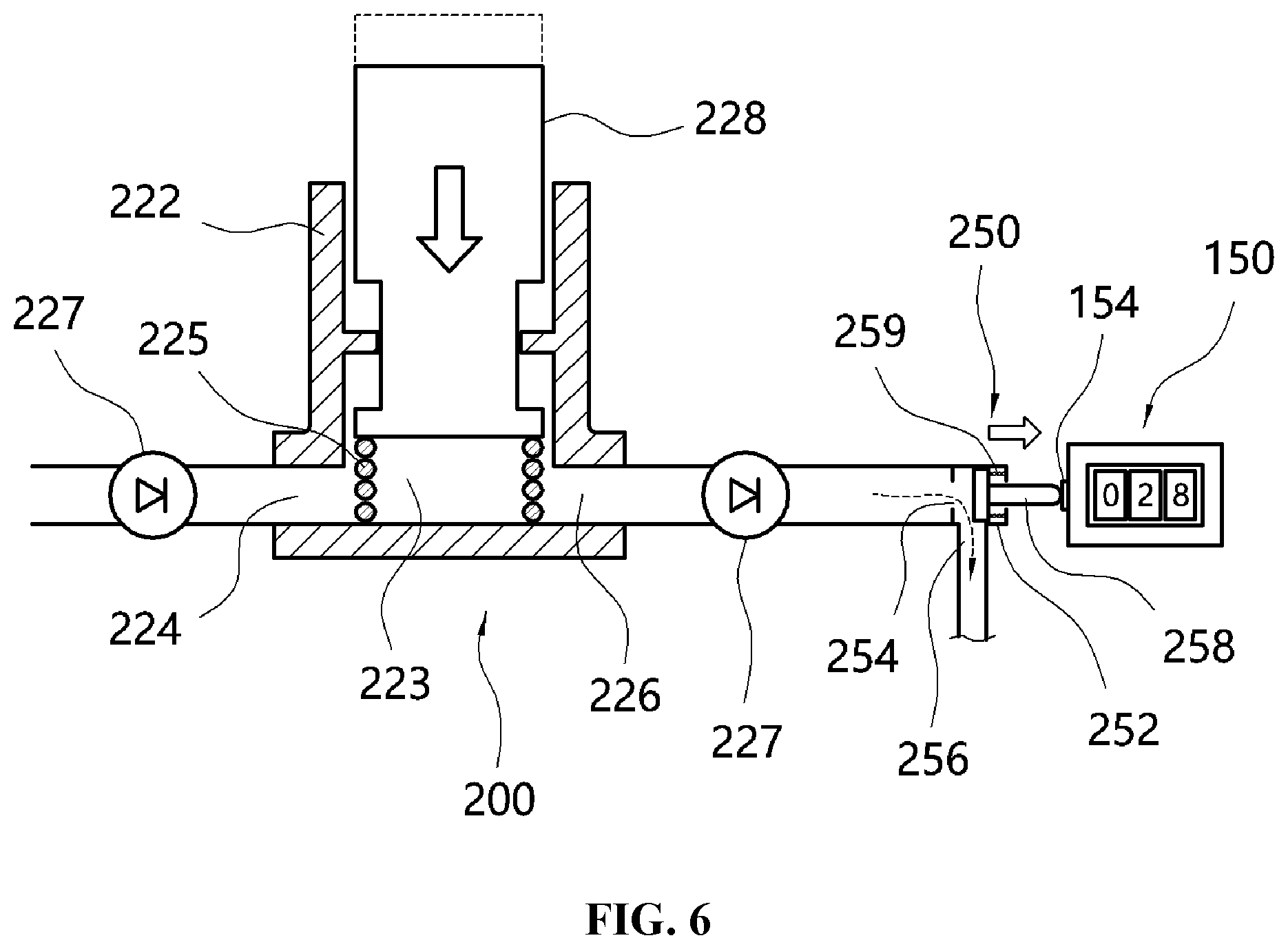 Patent US12350466 Figure 6 – Apparatus for patient-controlled drug injection having counter