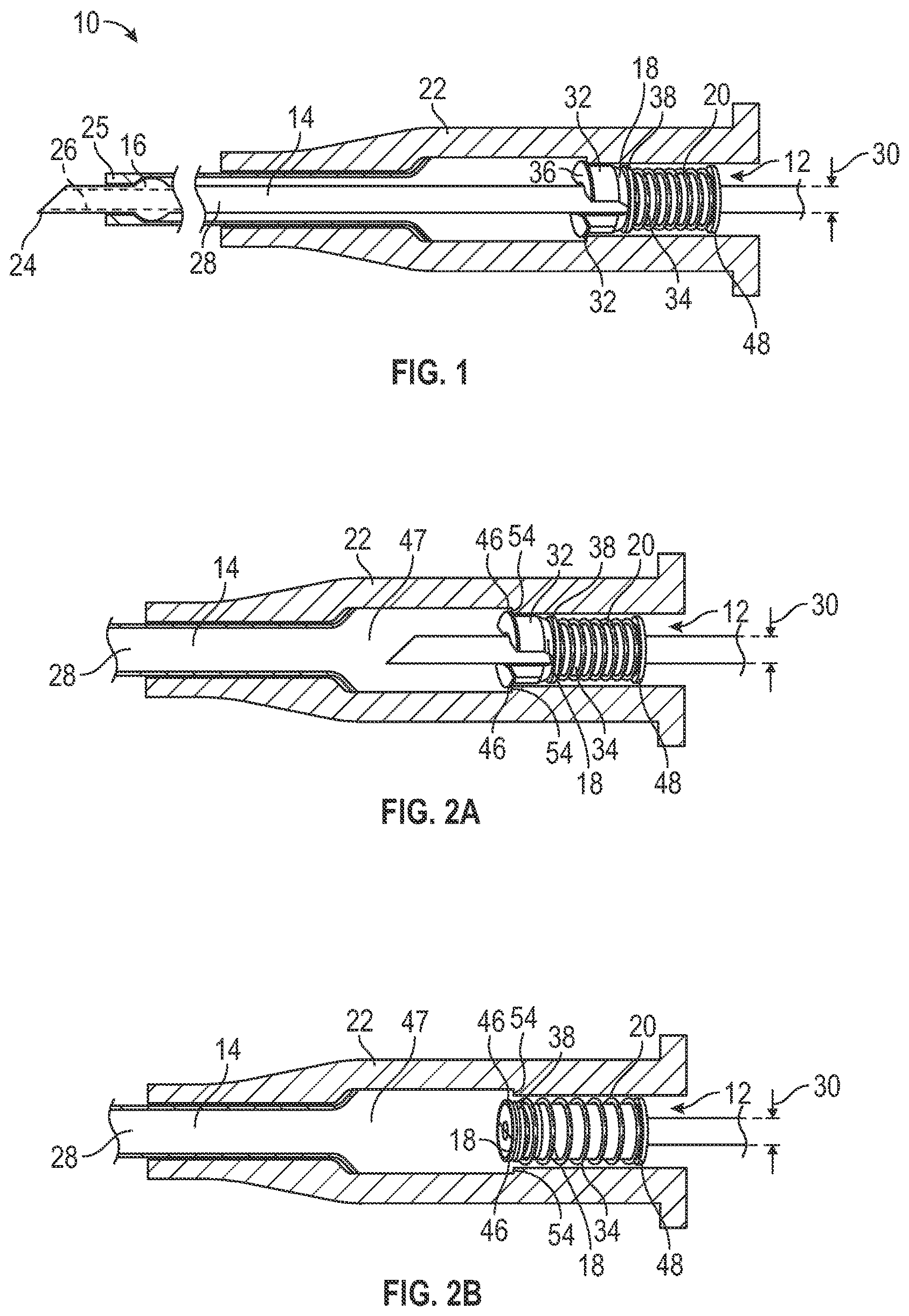 Patent US12350467 Figure 1 – Cannula capture mechanism