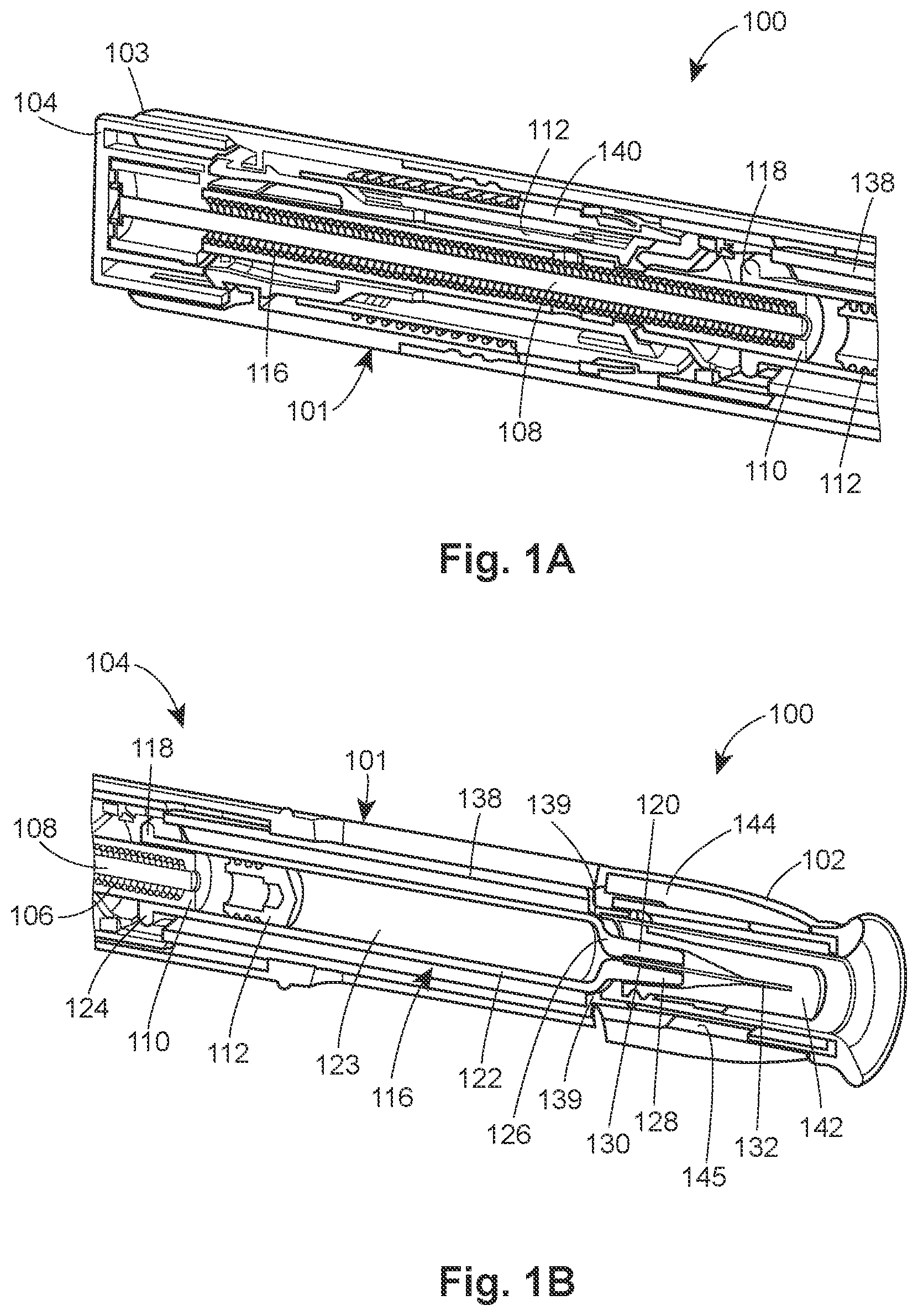 Patent US12350469 — Impact testing apparatuses and methods for drug delivery devices — Figure 1