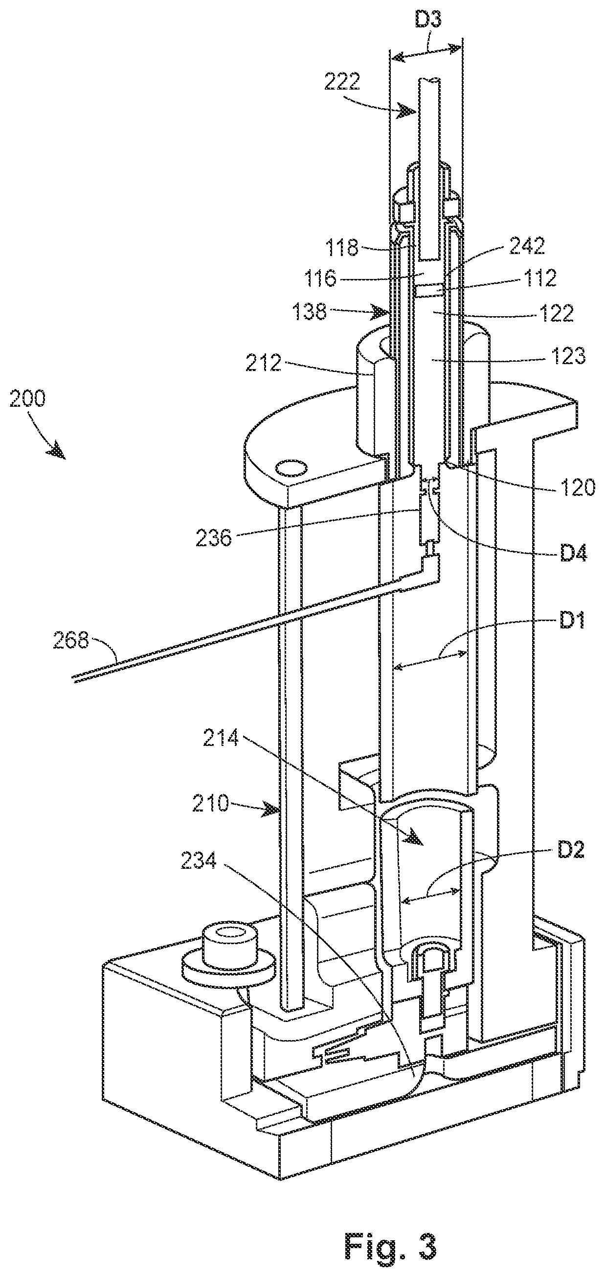 Patent US12350469 Figure 5 – Impact testing apparatuses and methods for drug delivery devices