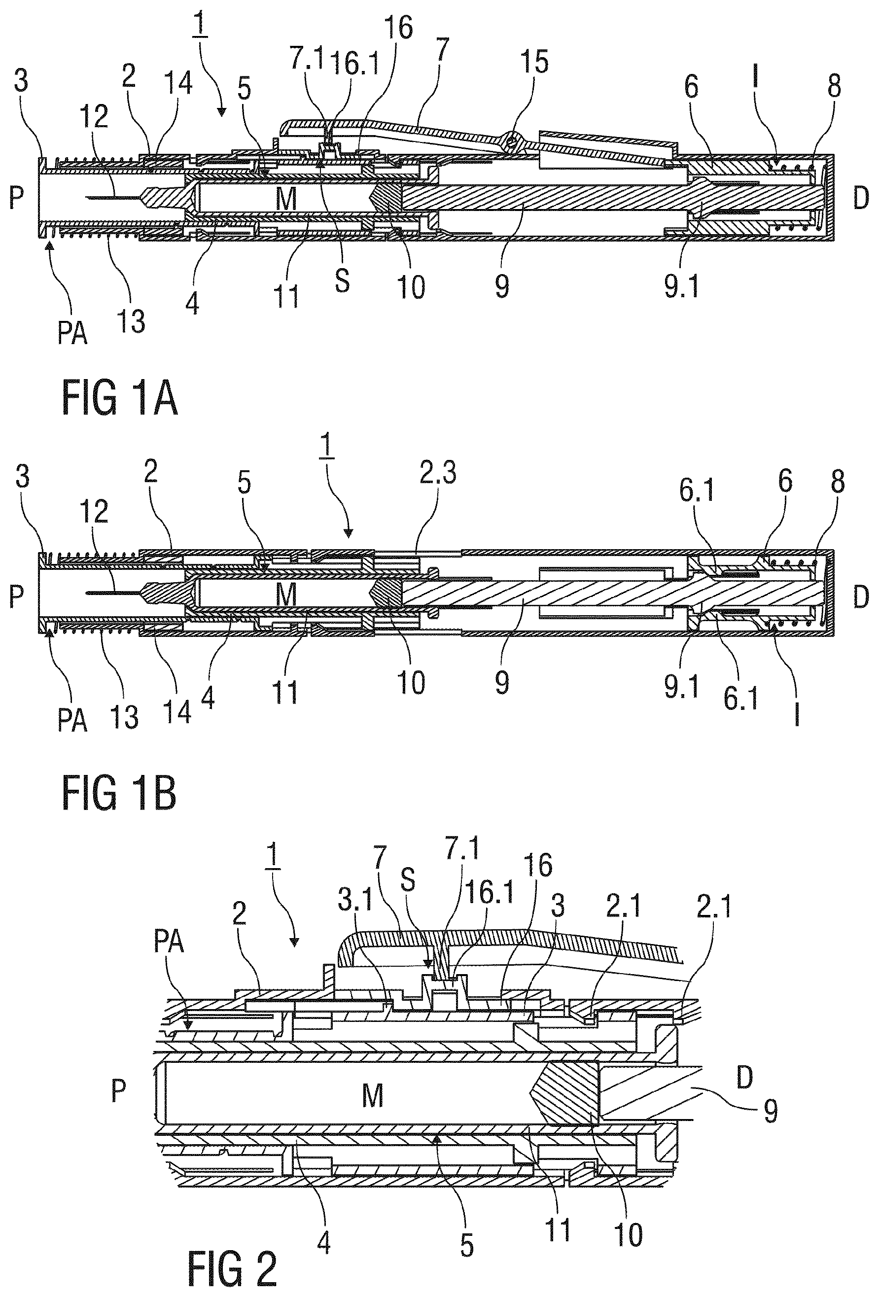 Patent US12350470 Figure 1 – Auto-injector