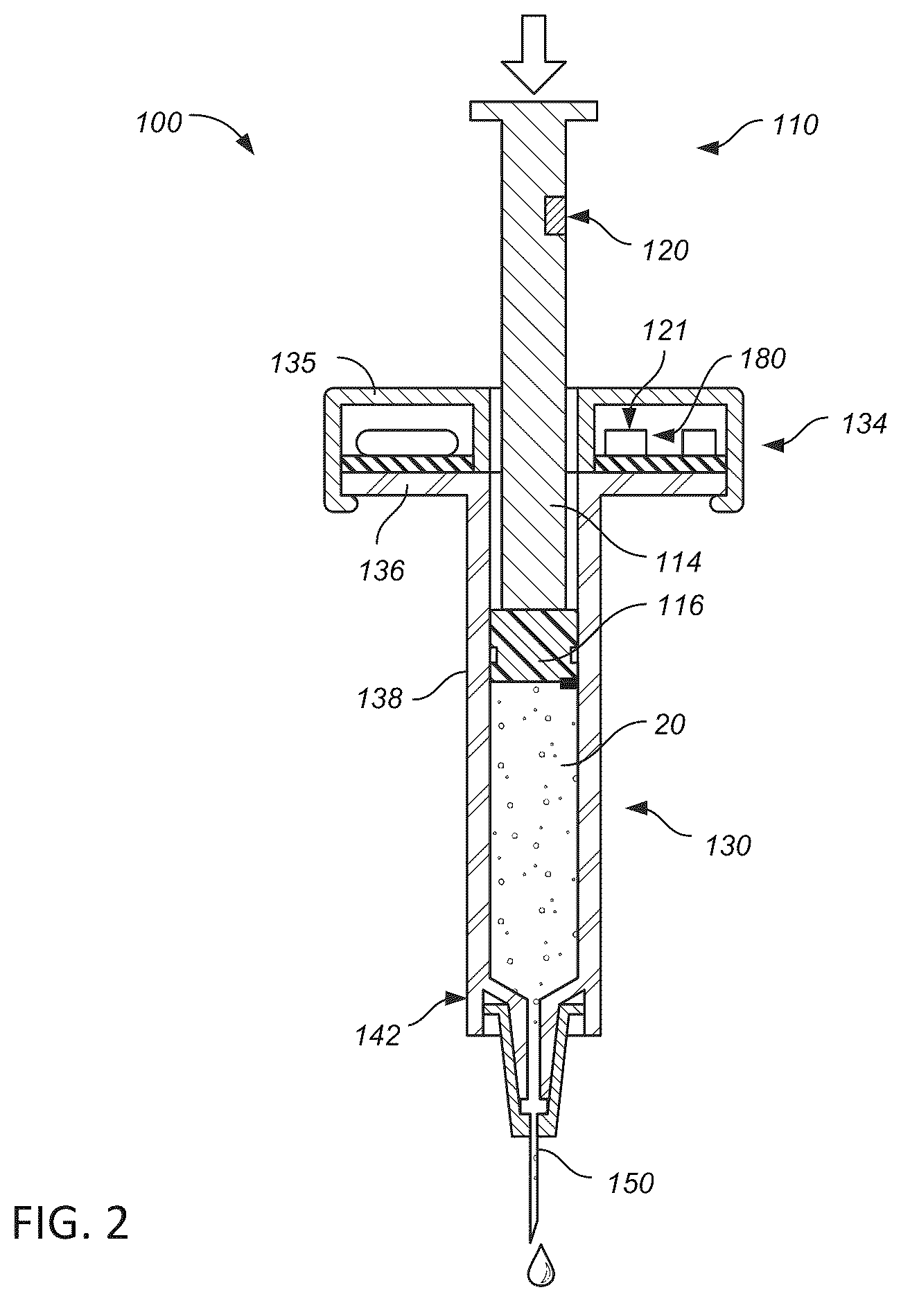 Patent US12350472 Figure 4 – Syringe dose and position measuring apparatus