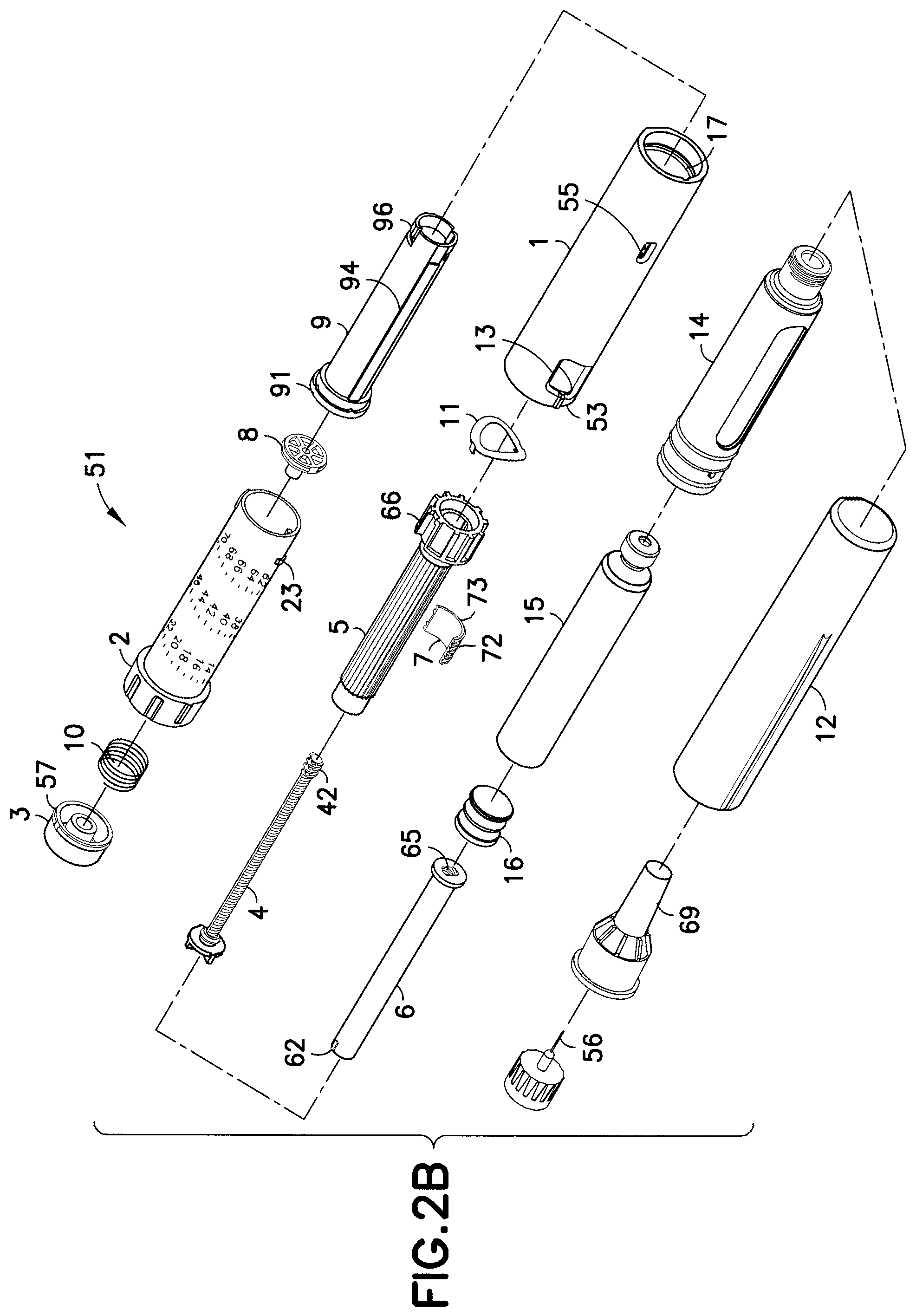 Patent US12350474 Figure 3 – Multiple use disposable injection pen