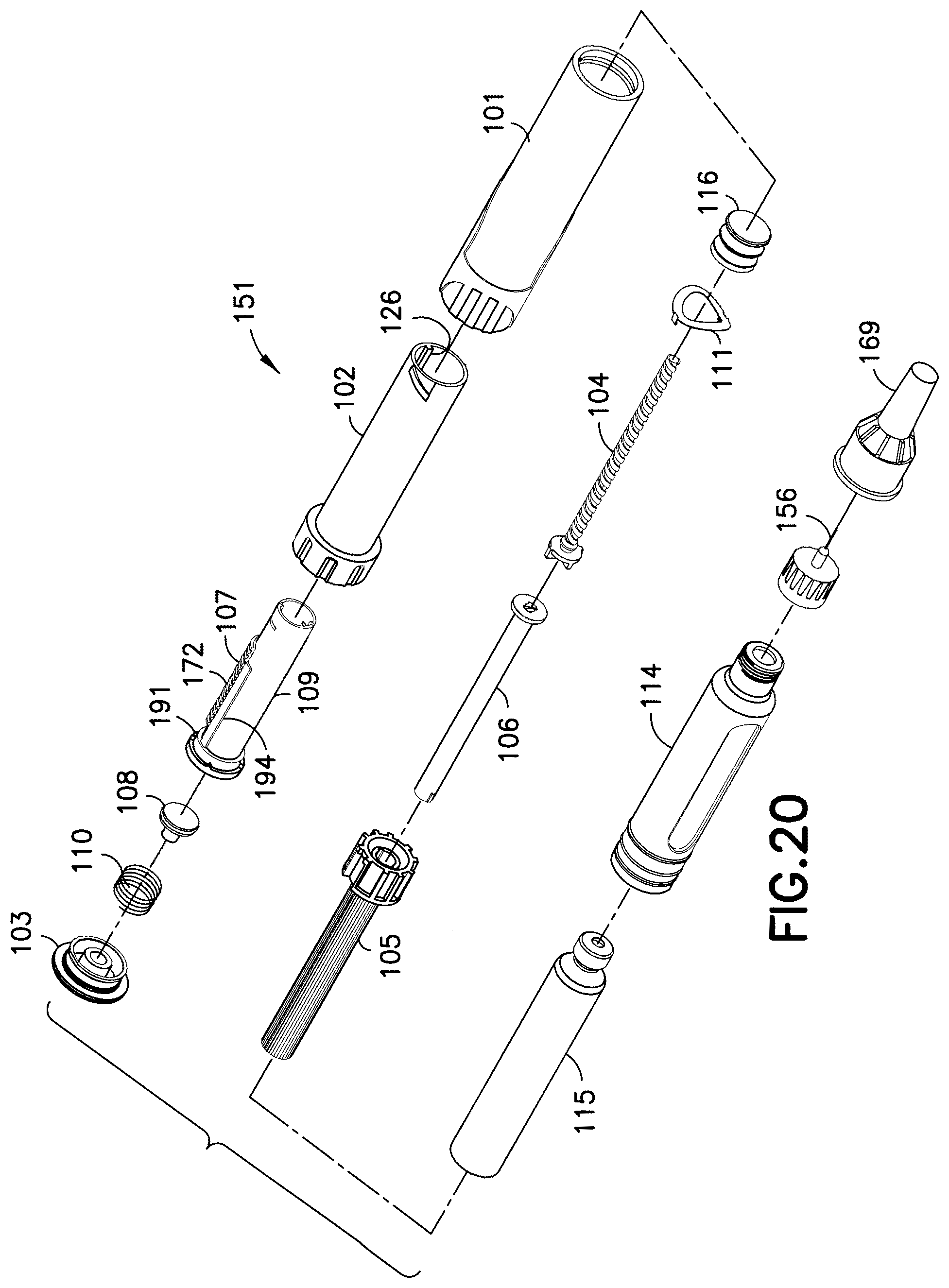 Patent US12350474 Figure 16 – Multiple use disposable injection pen