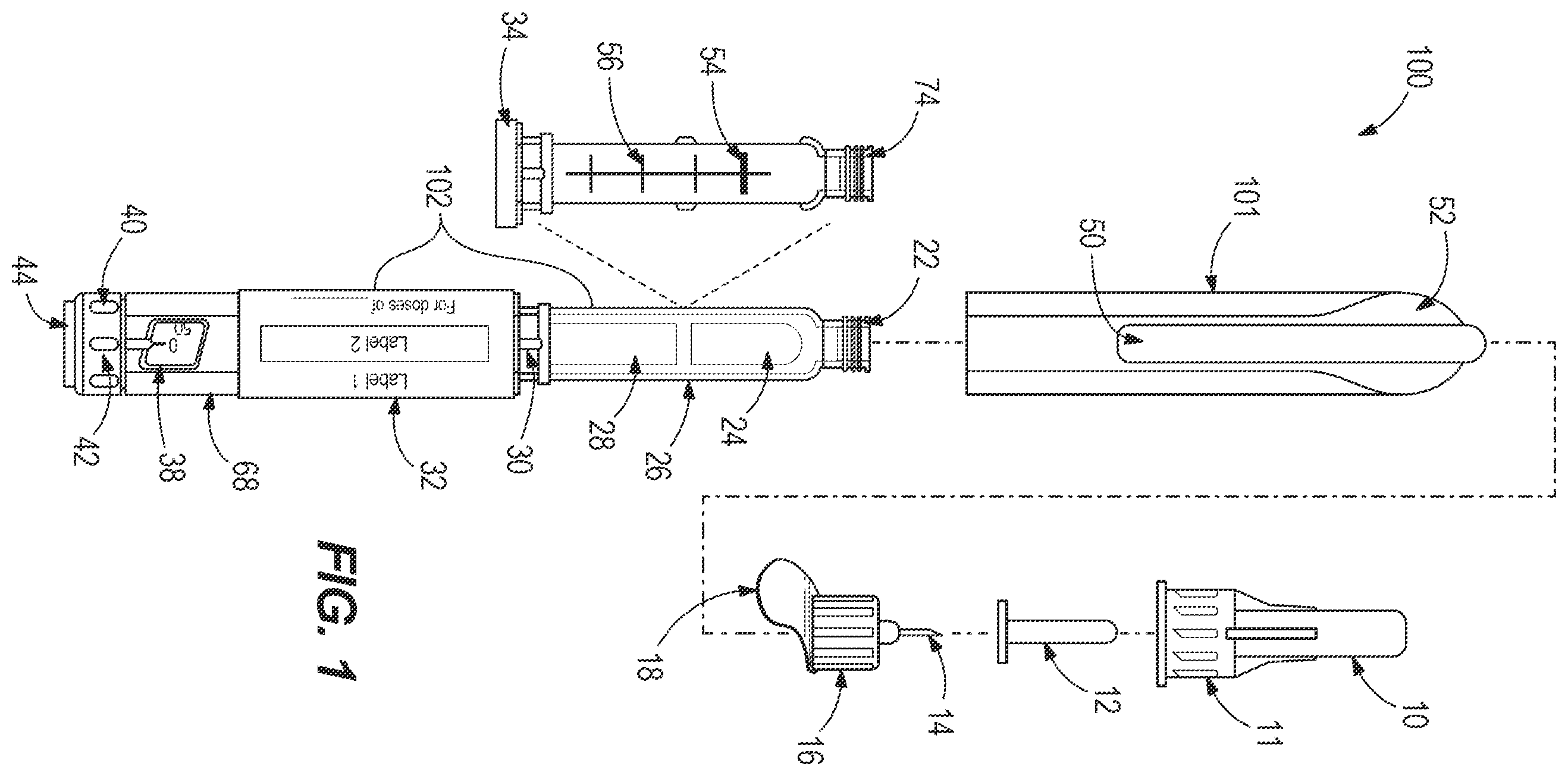 Patent US12350475 Figure 1 – Method of injecting octreotide acetate into the body