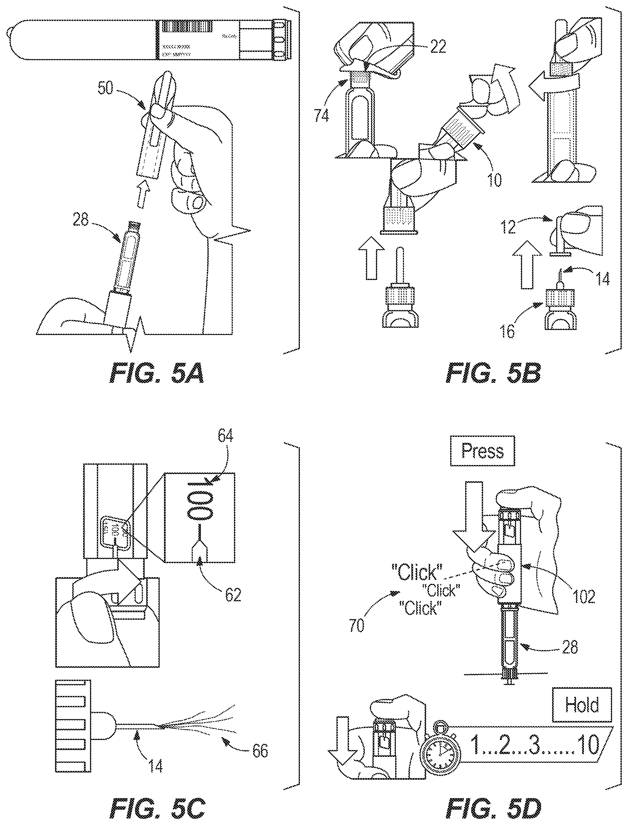 Patent US12350475 Figure 4 – Method of injecting octreotide acetate into the body