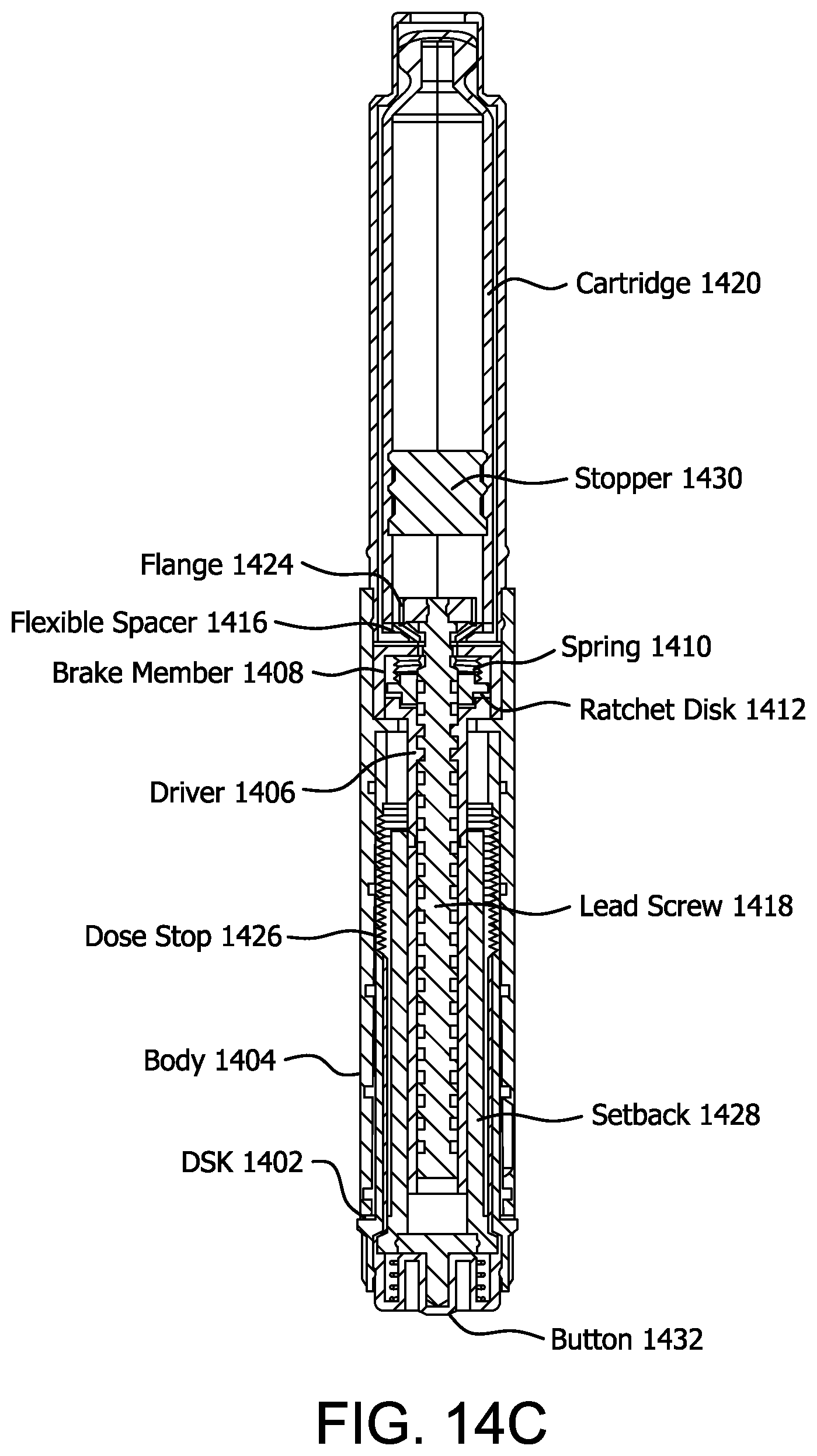 Patent US12350476 Figure 17 – Systems, components, and combinations thereof for pen-type injection devices