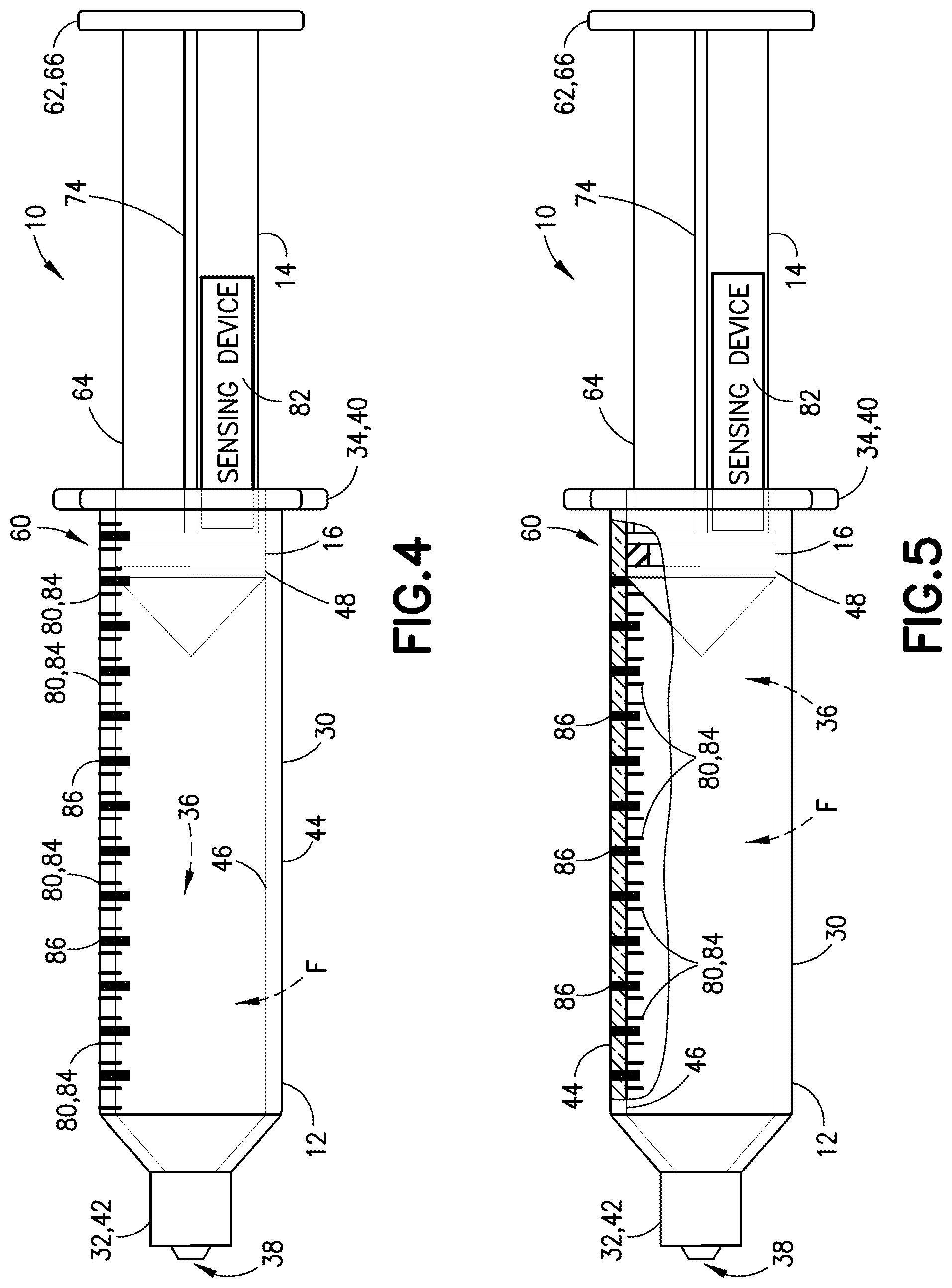 Patent US12350478 Figure 3 – Detection system for syringe assembly