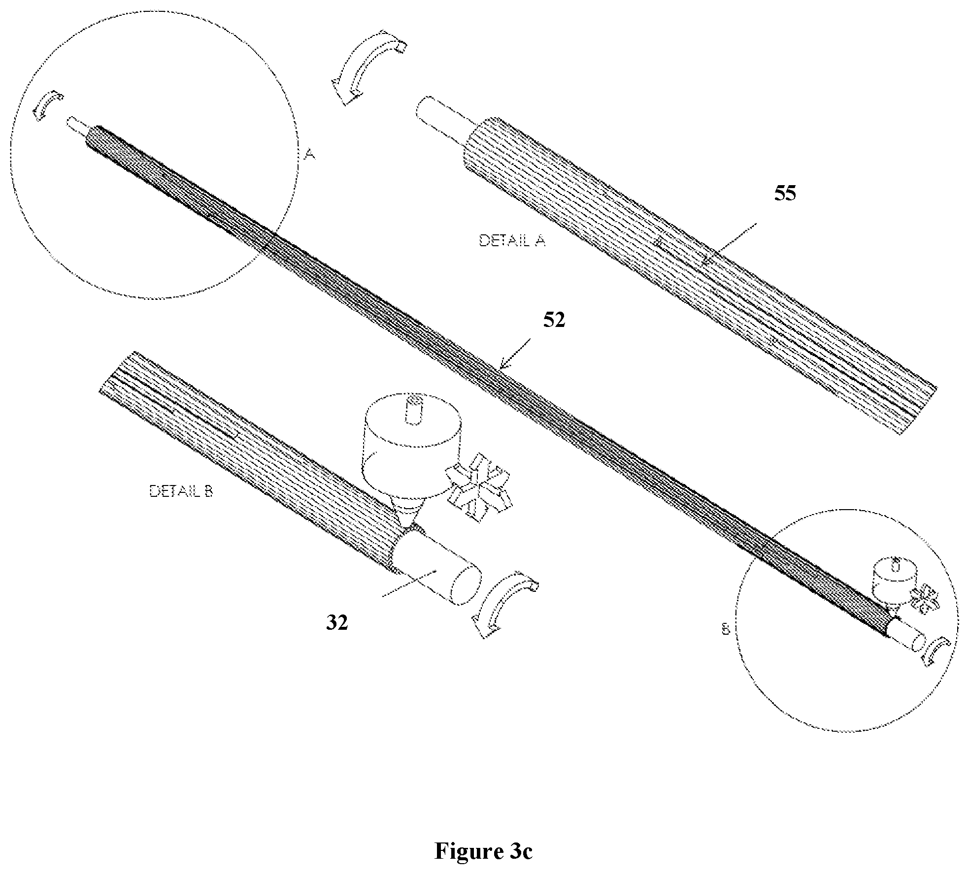 Patent US12350486 Figure 9 – Apparatus and device to function as an electrical lead consisting of electrodes for neurological stimulation and signal recording