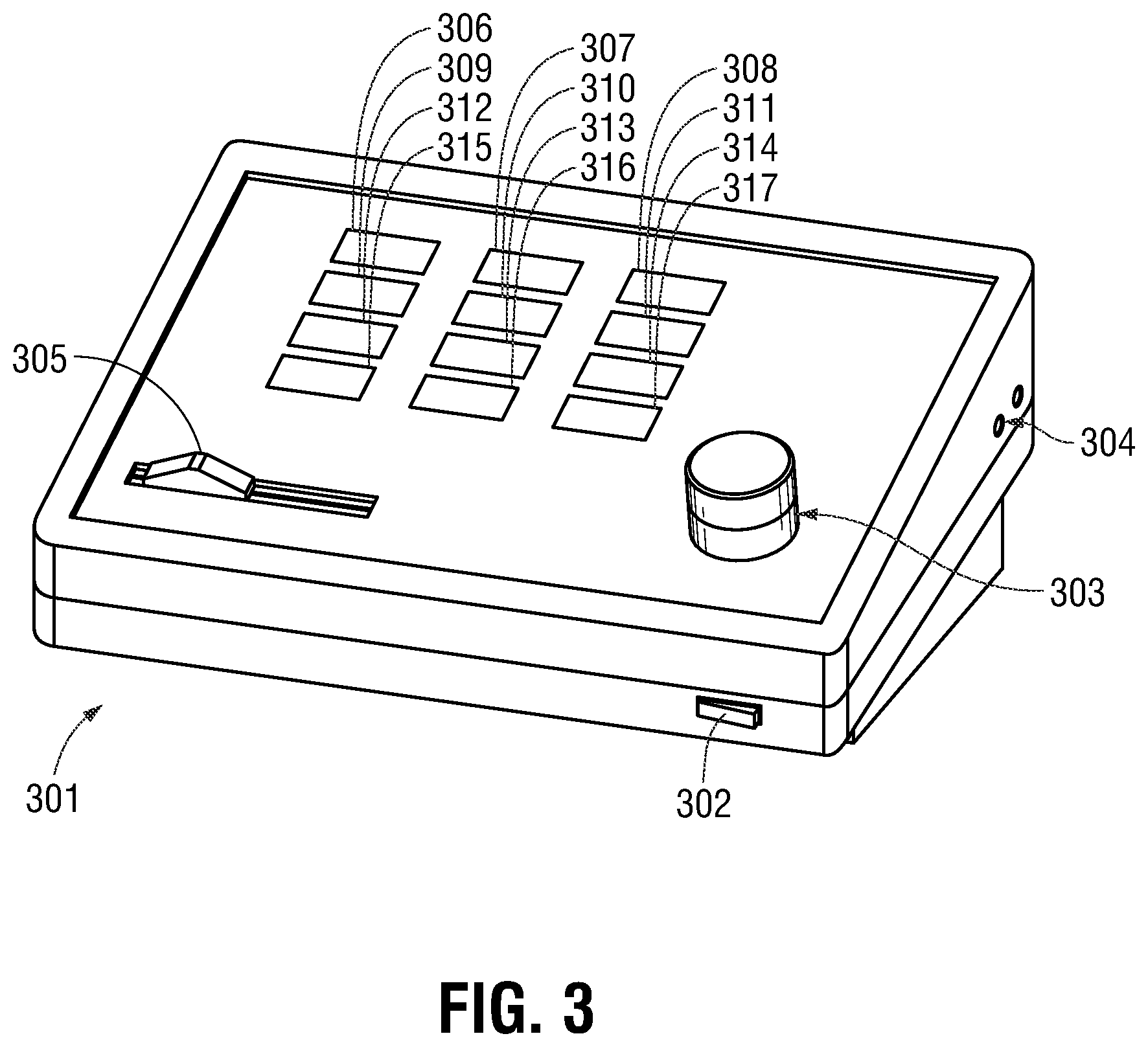 Patent US12350490 Figure 3 – Electrotherapy glove for delivery of amplitude modulated pulsed direct current during manual therapy treatment