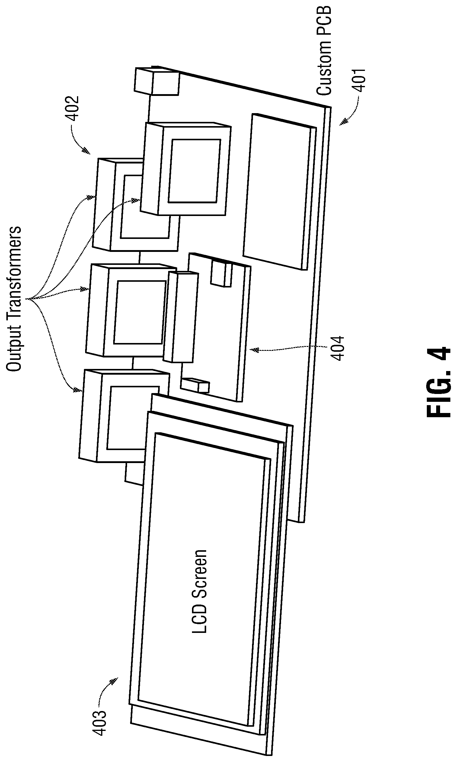 Patent US12350490 Figure 4 – Electrotherapy glove for delivery of amplitude modulated pulsed direct current during manual therapy treatment