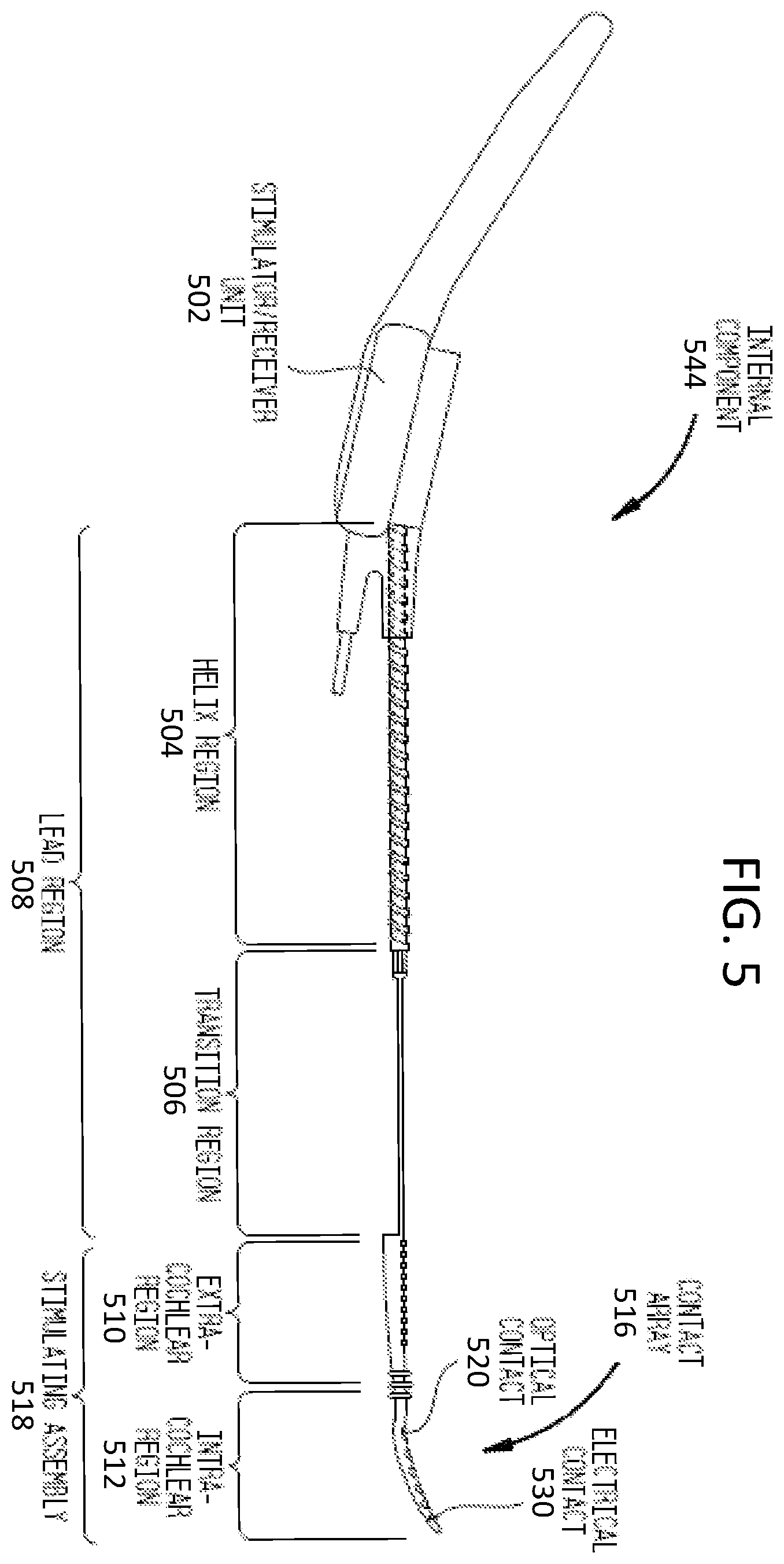 Patent US12350494 Figure 5 – Systems and methods for non-obtrusive adjustment of auditory prostheses