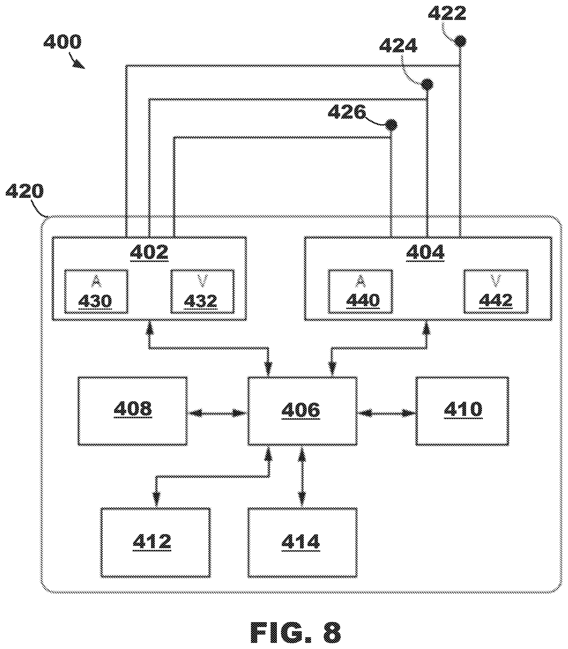 Patent US12350500 Figure 8 – AV synchronous septal pacing
