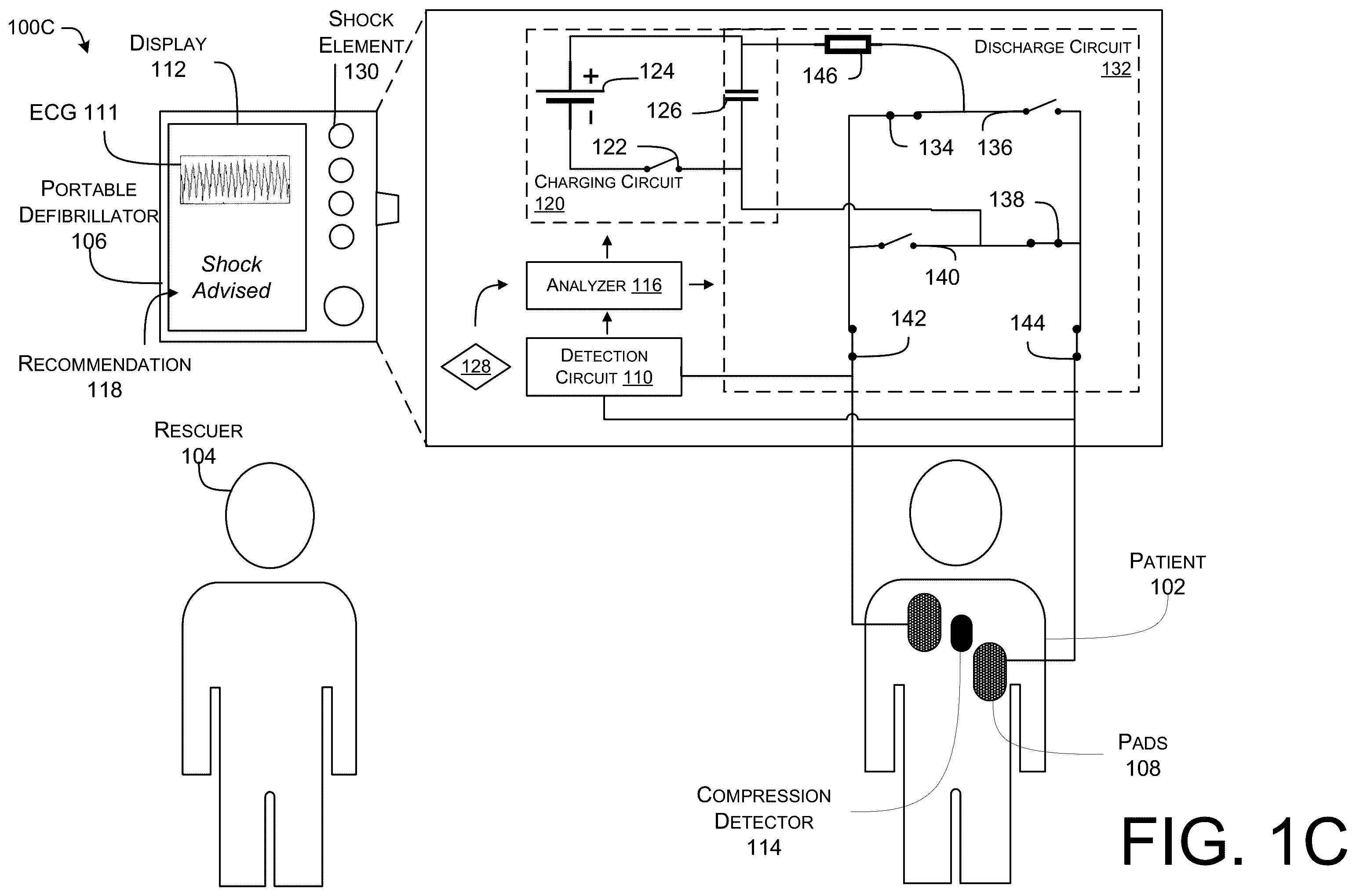 Patent US12350505 Figure 3 – Defibrillators with enhanced functionality during cardiopulmonary resuscitation periods
