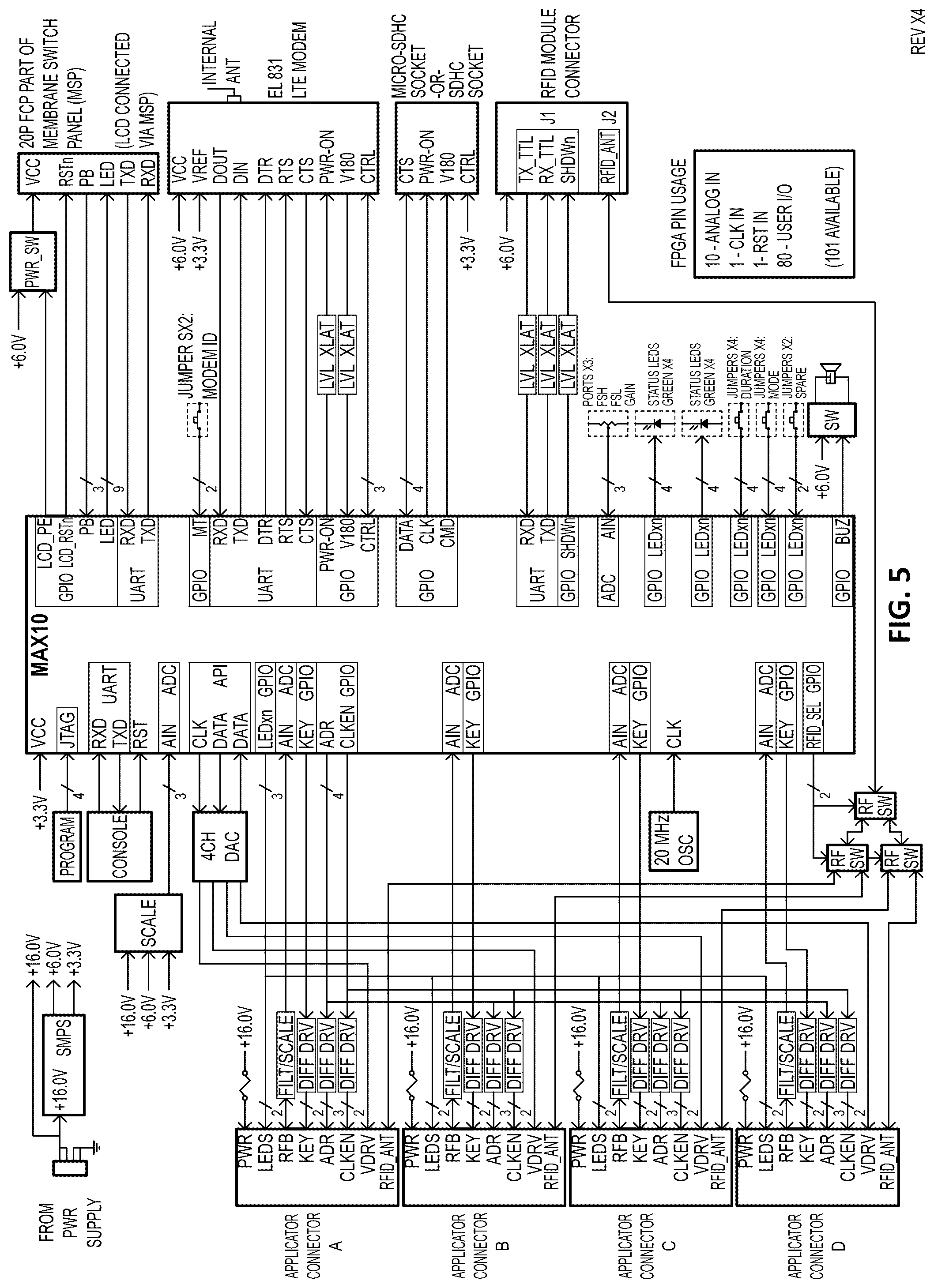 Patent US12350511 Figure 5 – High-power pulsed electromagnetic field applicator system