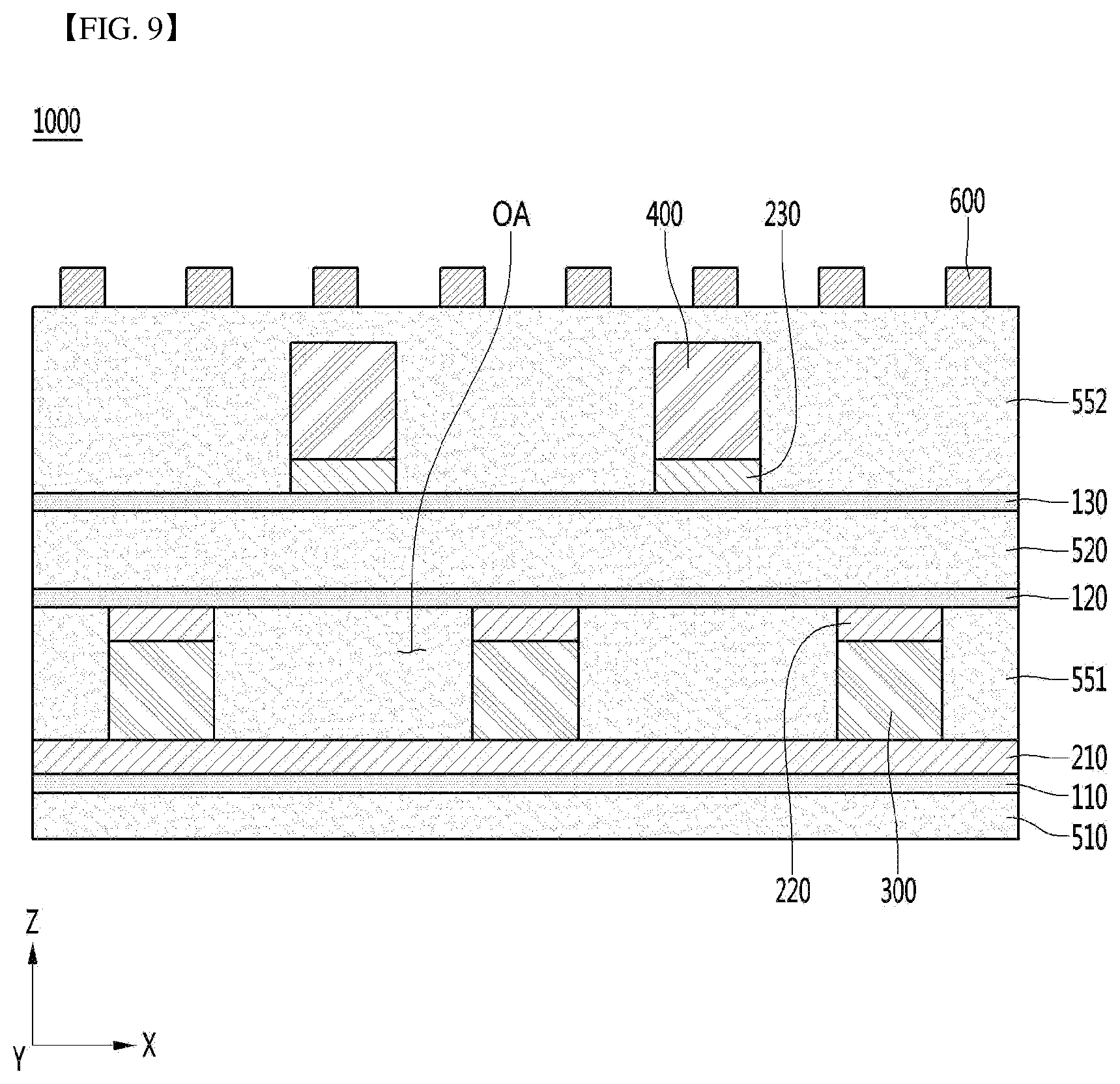 Patent US12350512 Figure 9 – Mask and skin care device including same
