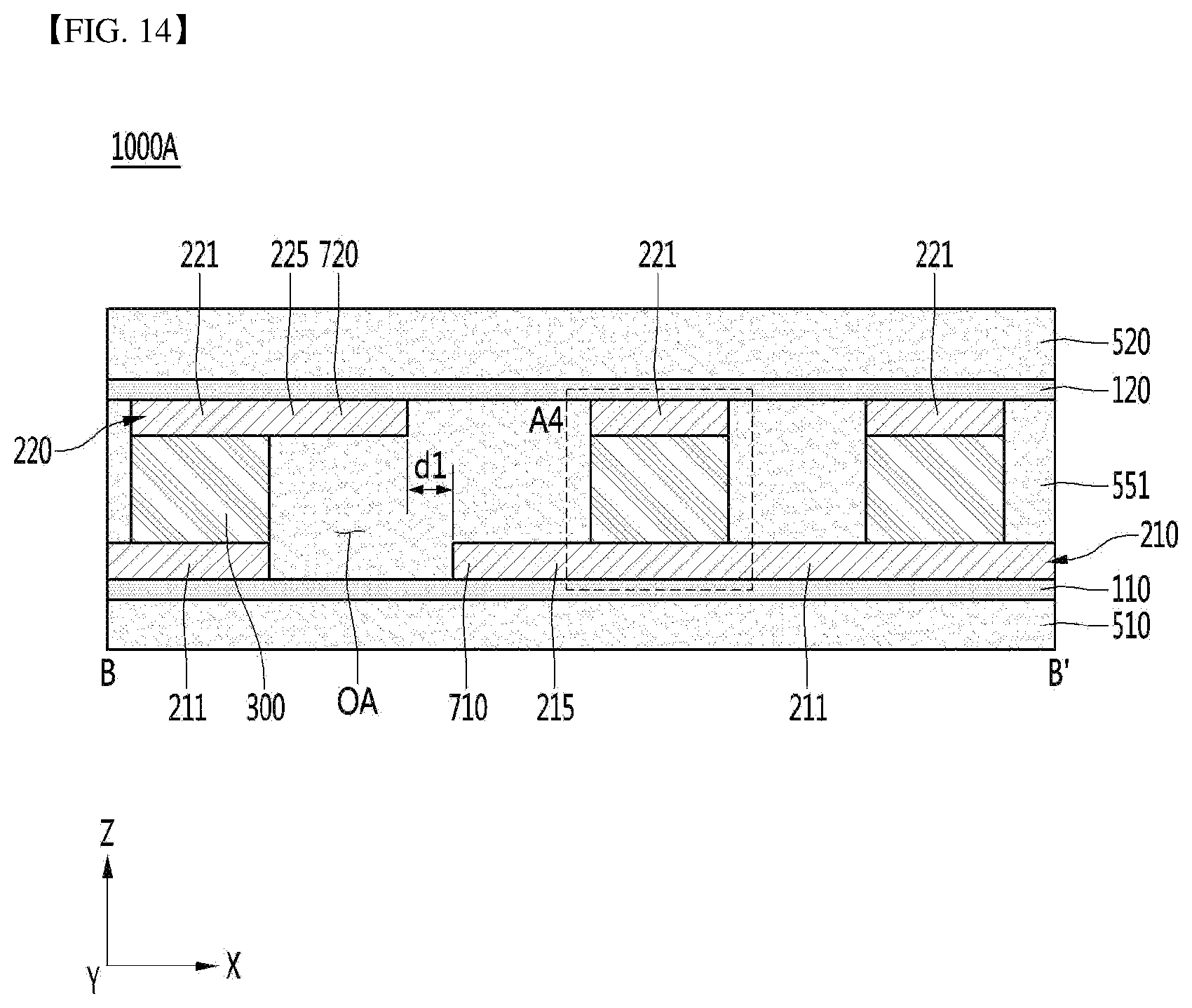 Patent US12350512 Figure 14 – Mask and skin care device including same