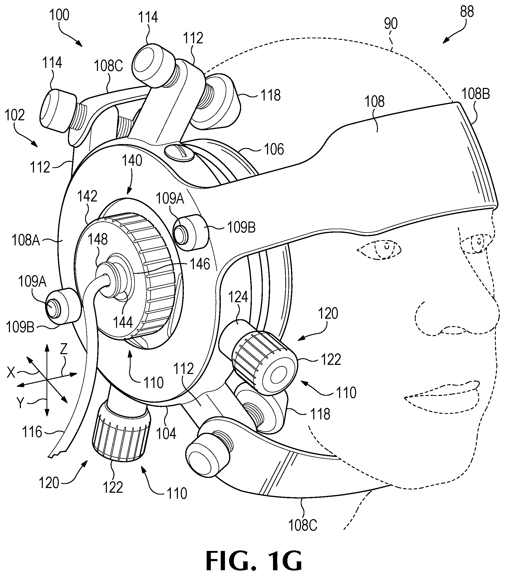 Patent US12350524 Figure 7 – Treating degenerative dementia with low intensity focused ultrasound pulsation (LIFUP) device