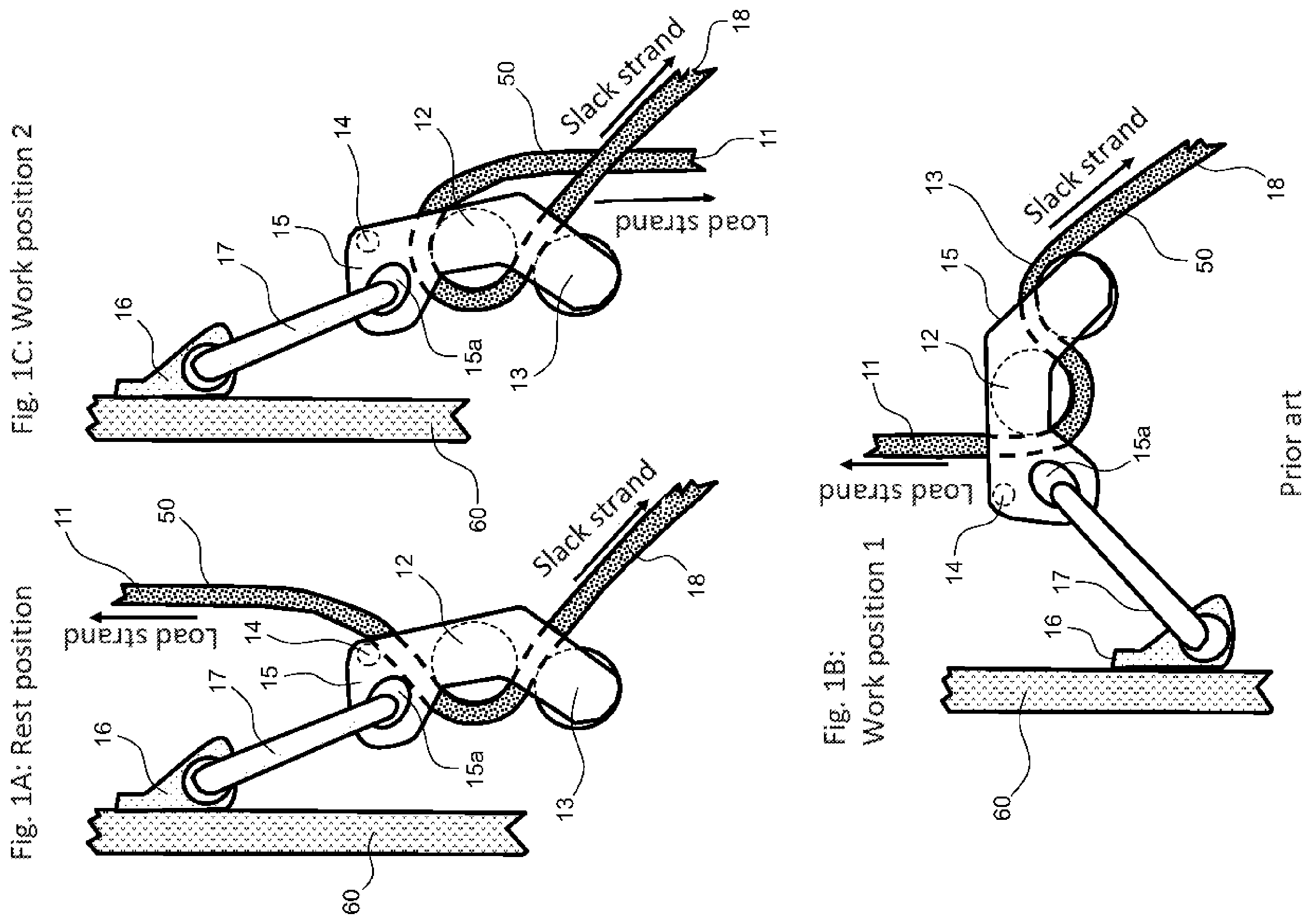 Patent US12350527 Figure 1 – Brake plate for a rope grab for rope climbing, rope grab for rope climbing, and method for retrofitting a rope grab