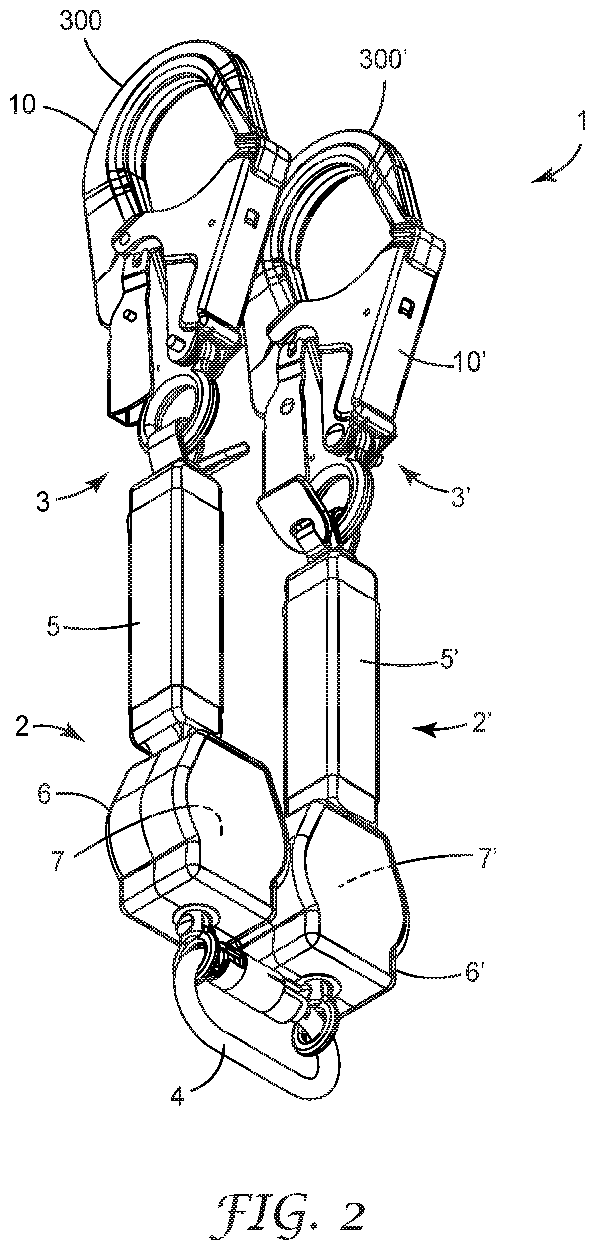 Patent US12350528 Figure 2 – Fall-protection apparatus with multimodal inductive sensing