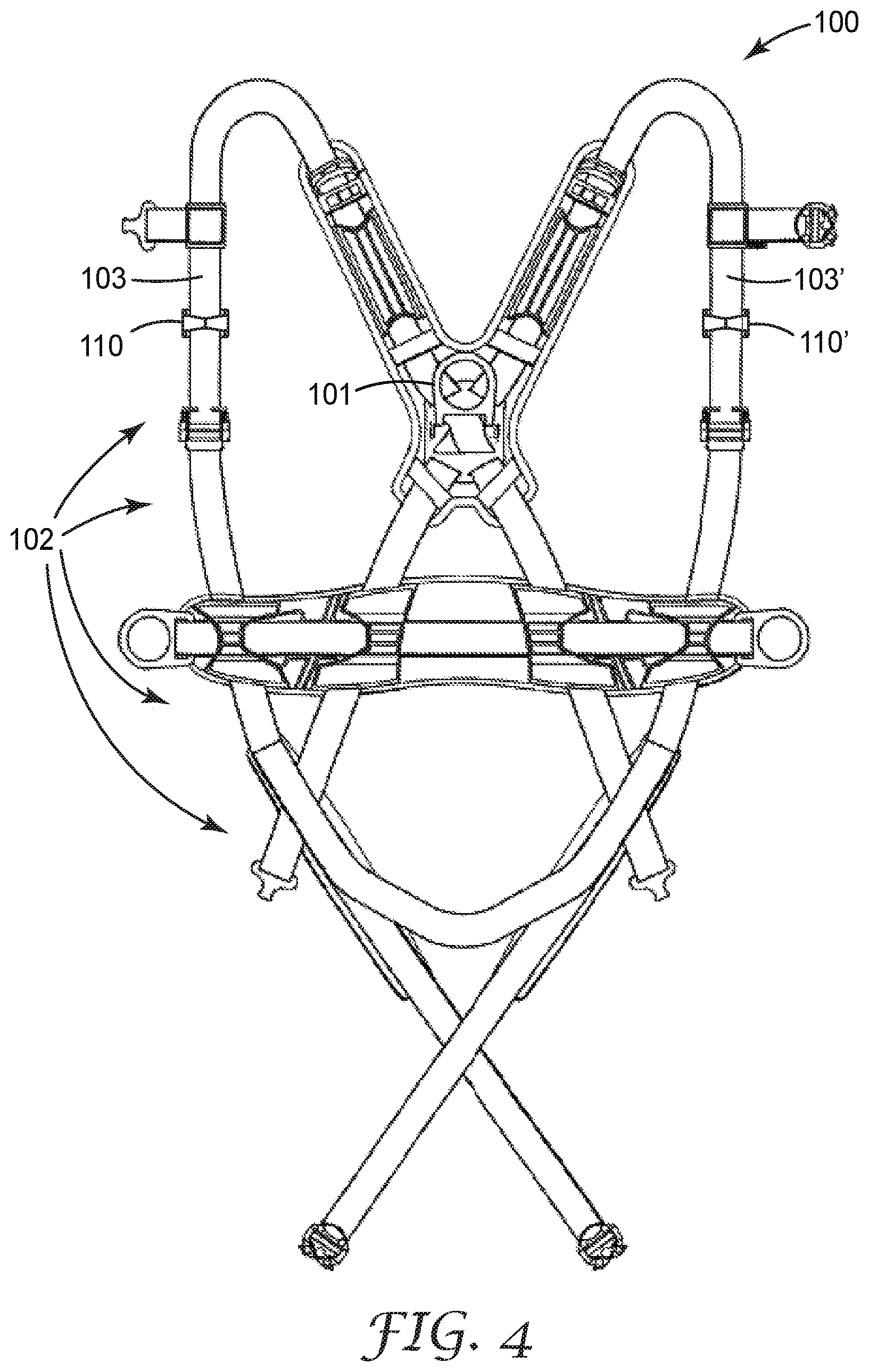Patent US12350528 Figure 4 – Fall-protection apparatus with multimodal inductive sensing